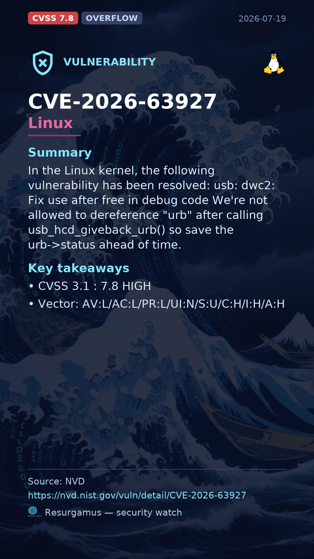 CVE-2026-63927 Linux Vulnerability