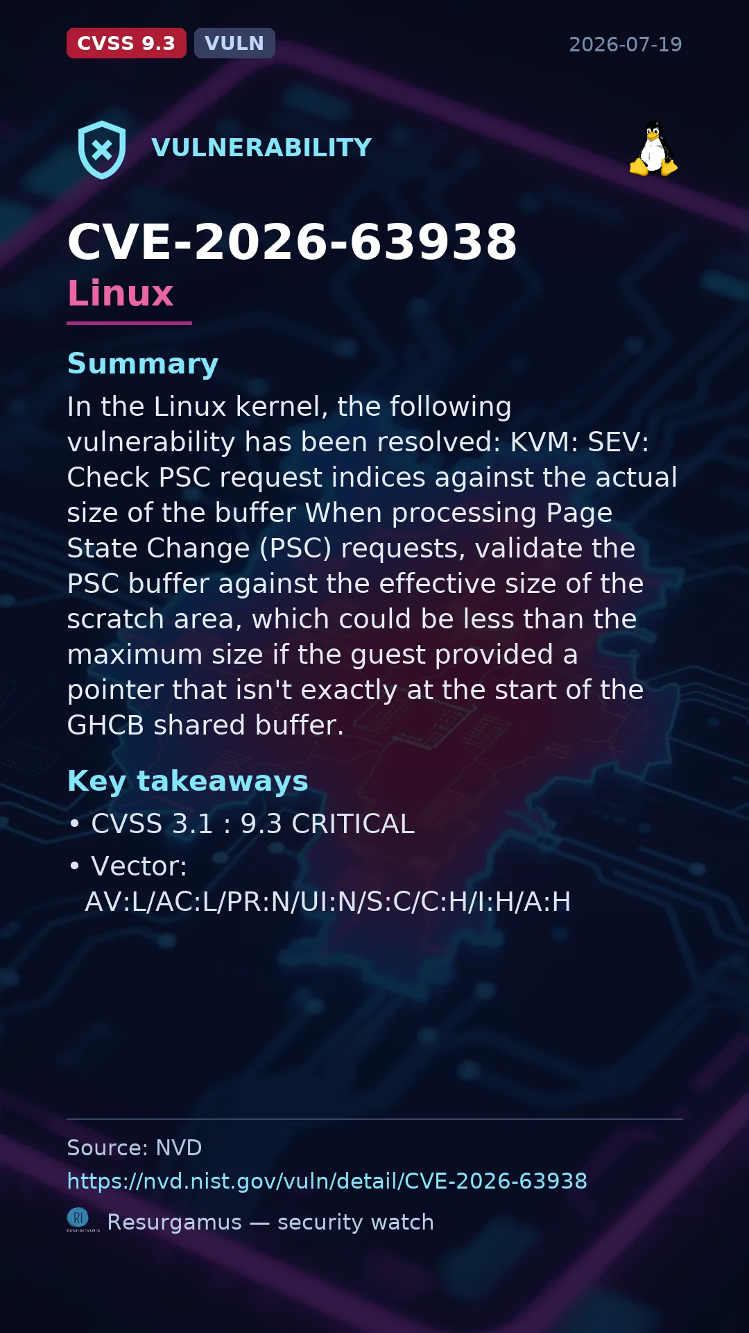 CVE-2026-63938 Linux Vulnerability