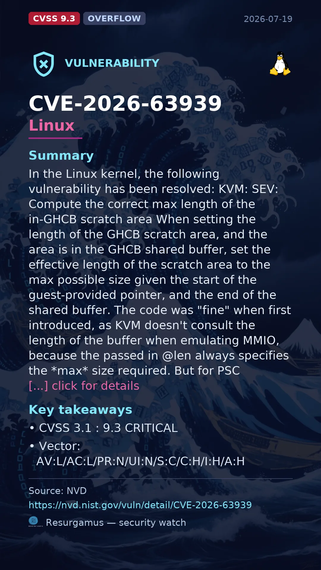 CVE-2026-63939 Linux Vulnerability