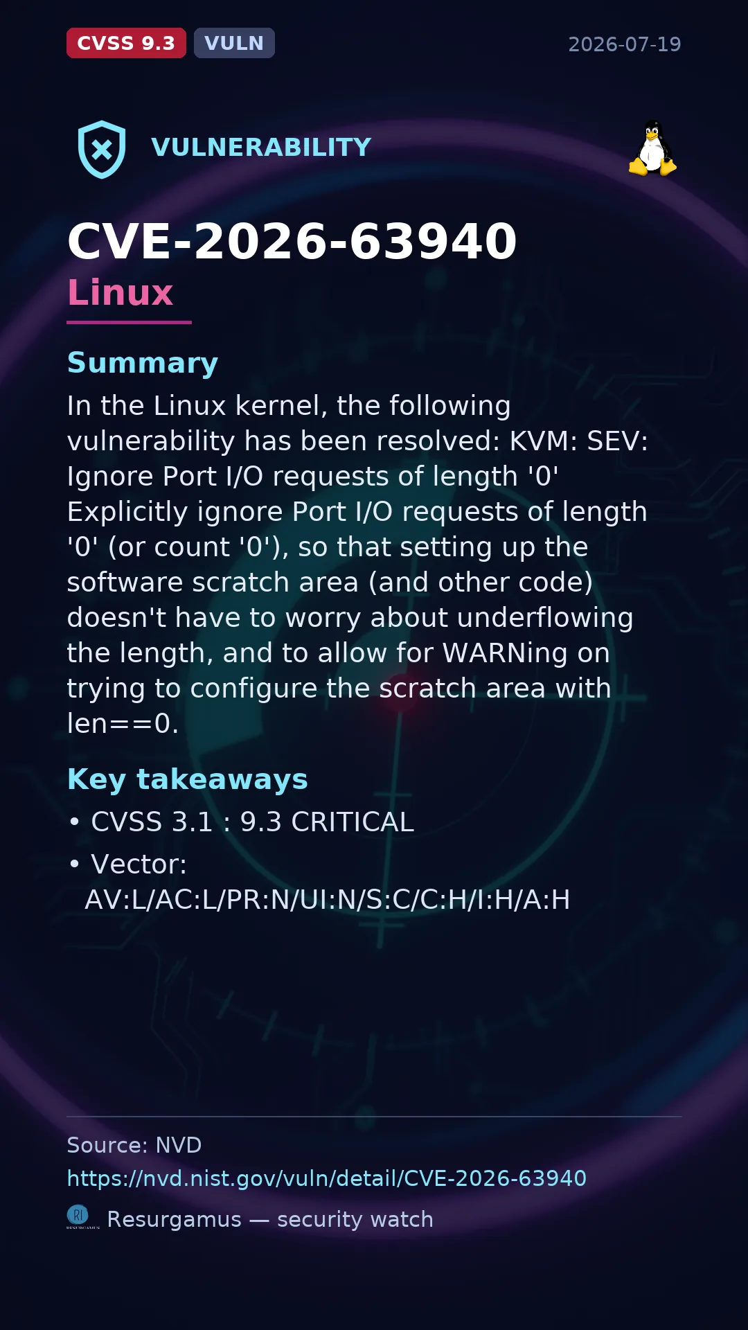CVE-2026-63940 Linux Vulnerability