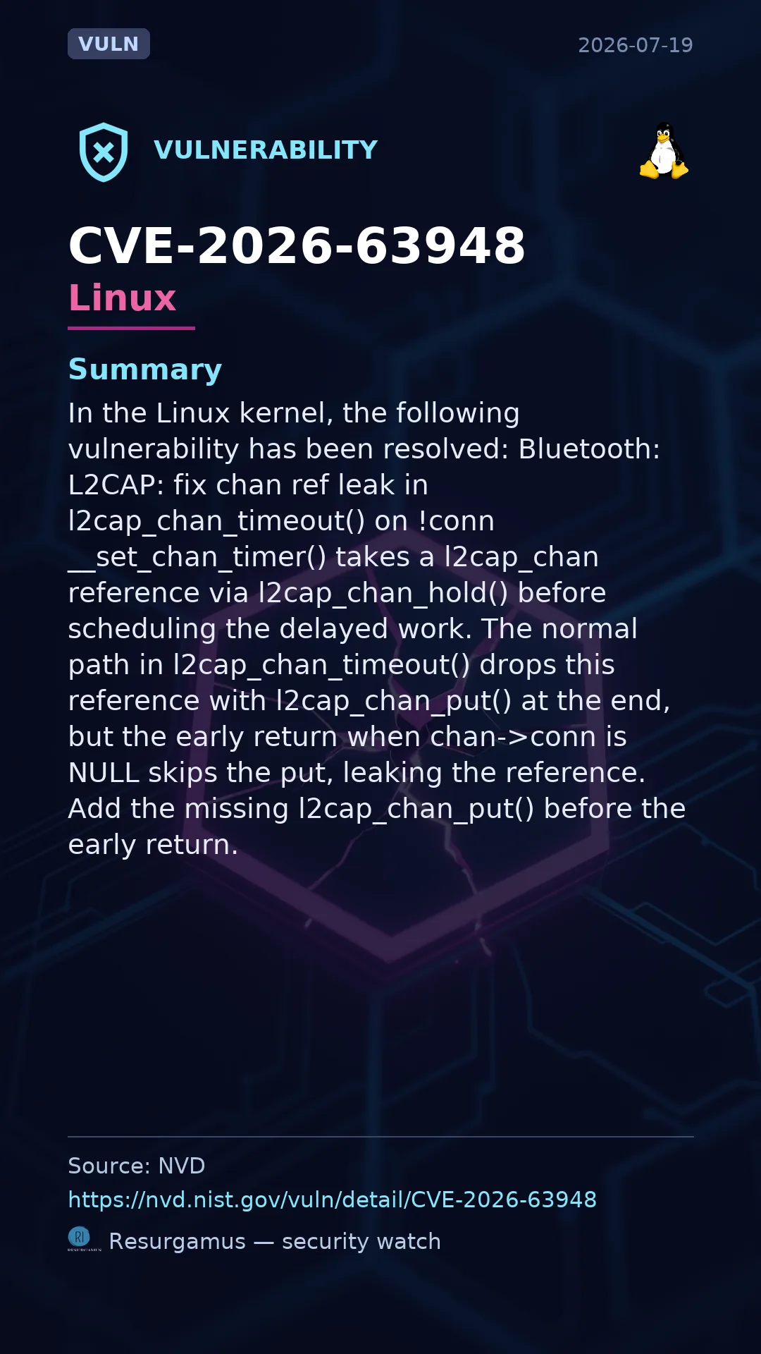 CVE-2026-63948 Linux Vulnerability