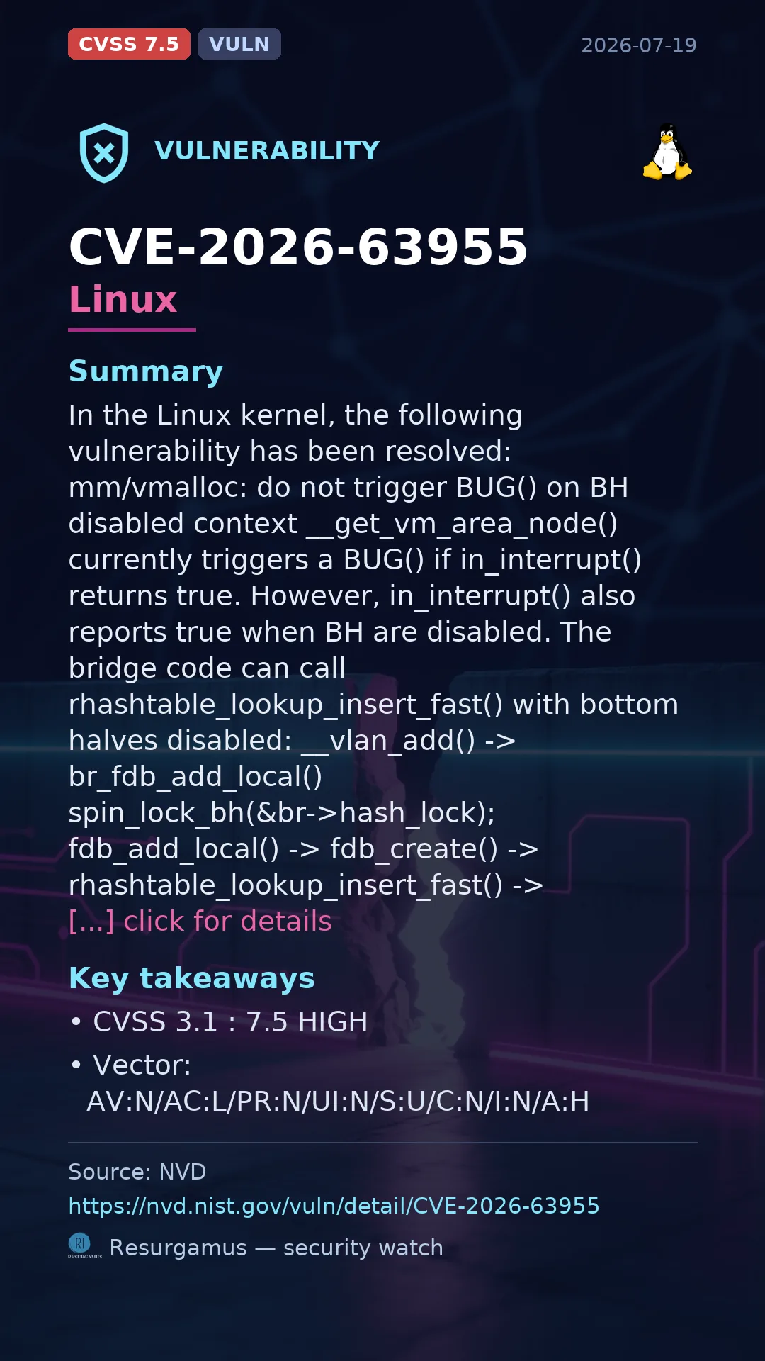 CVE-2026-63955 Linux Vulnerability