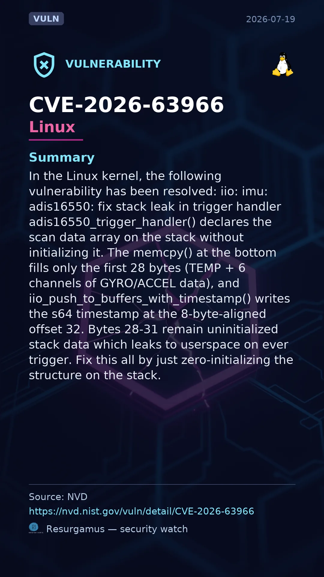 CVE-2026-63966 Linux Vulnerability