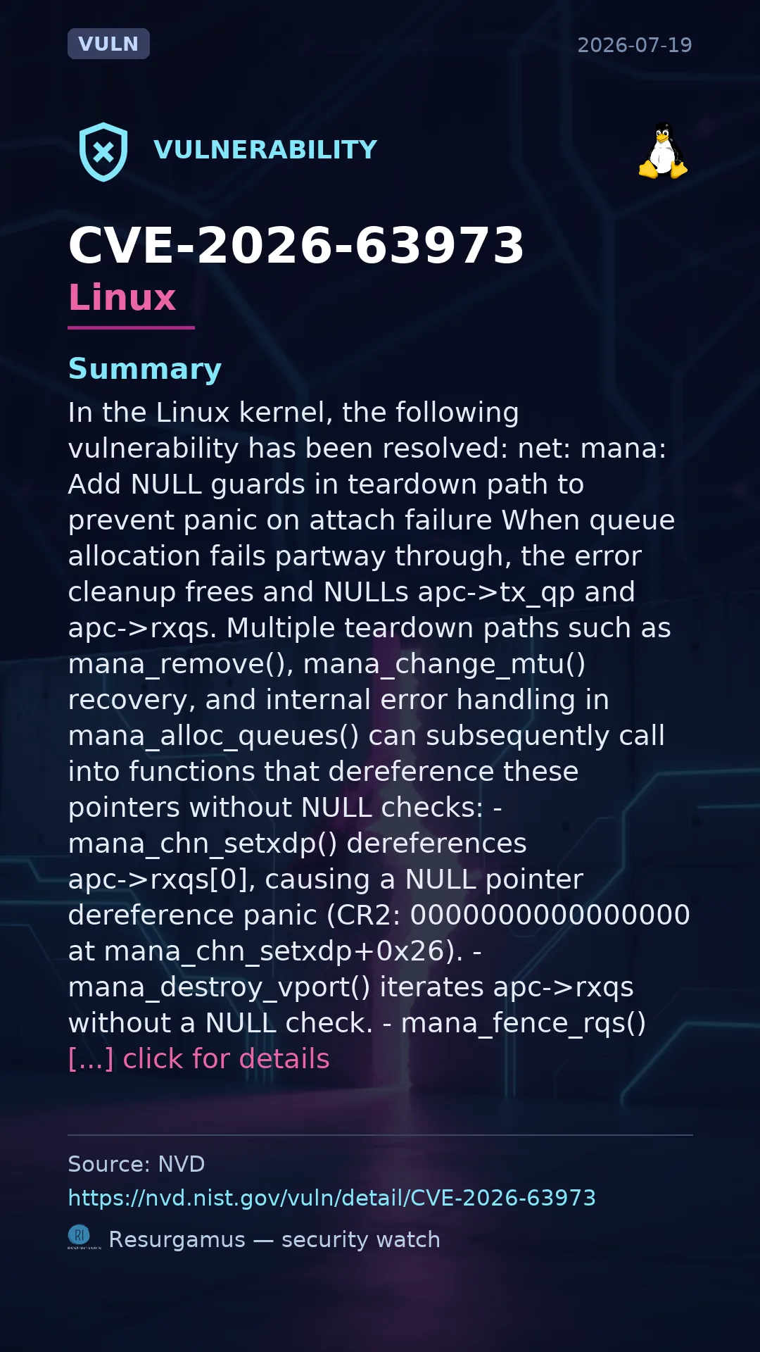 CVE-2026-63973 Linux Vulnerability