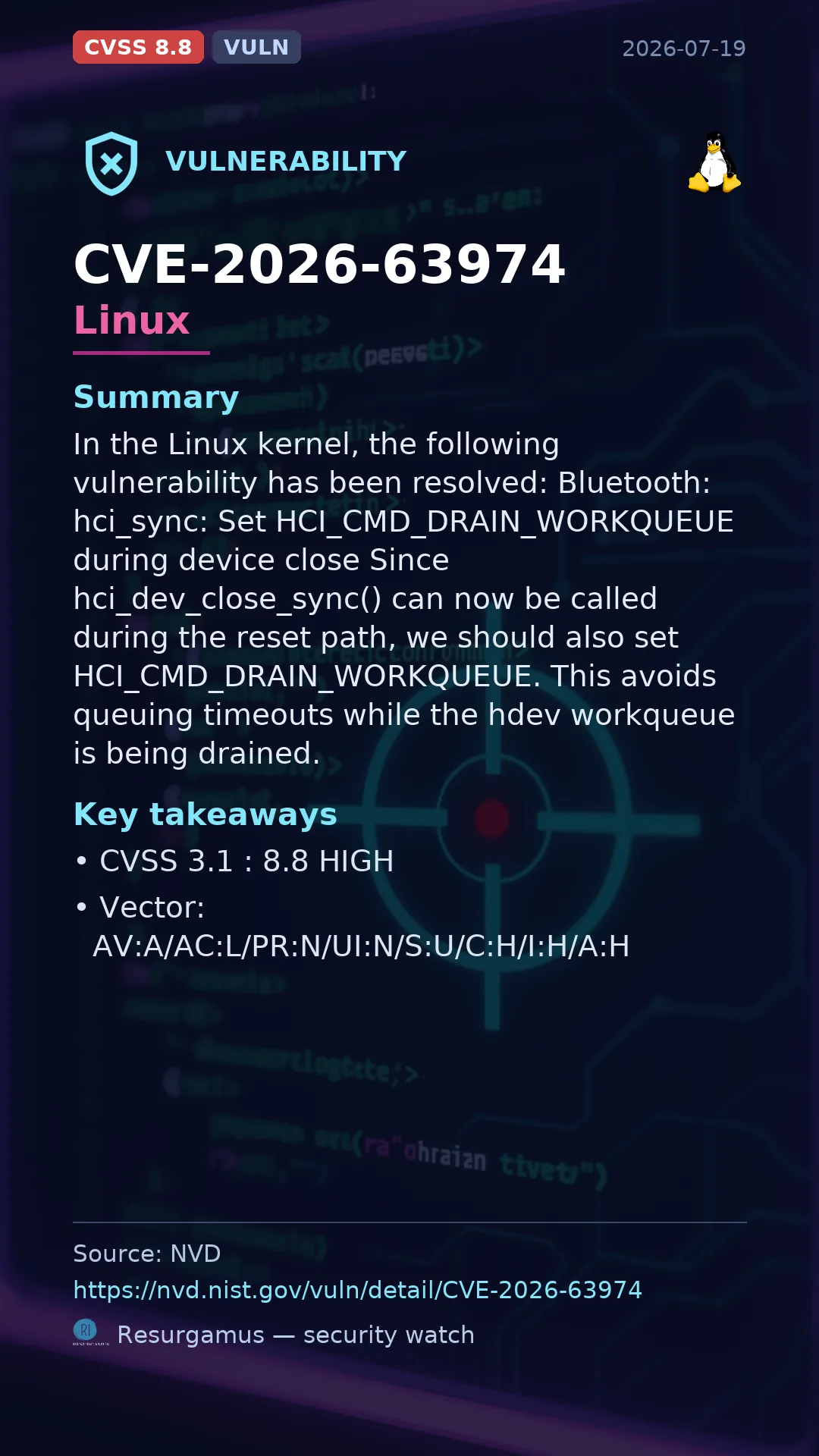 CVE-2026-63974 Linux Vulnerability