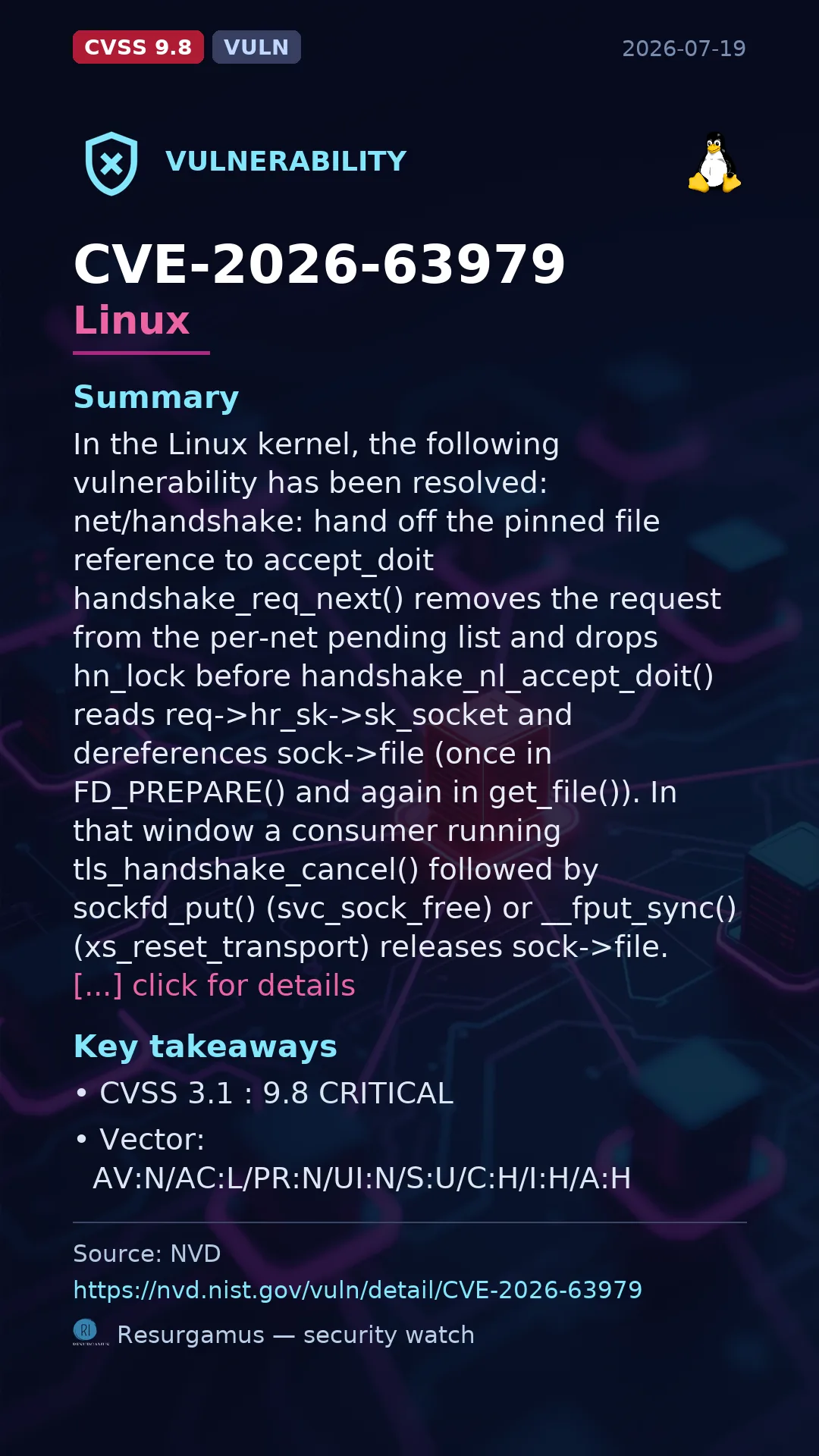 CVE-2026-63979 Linux Vulnerability