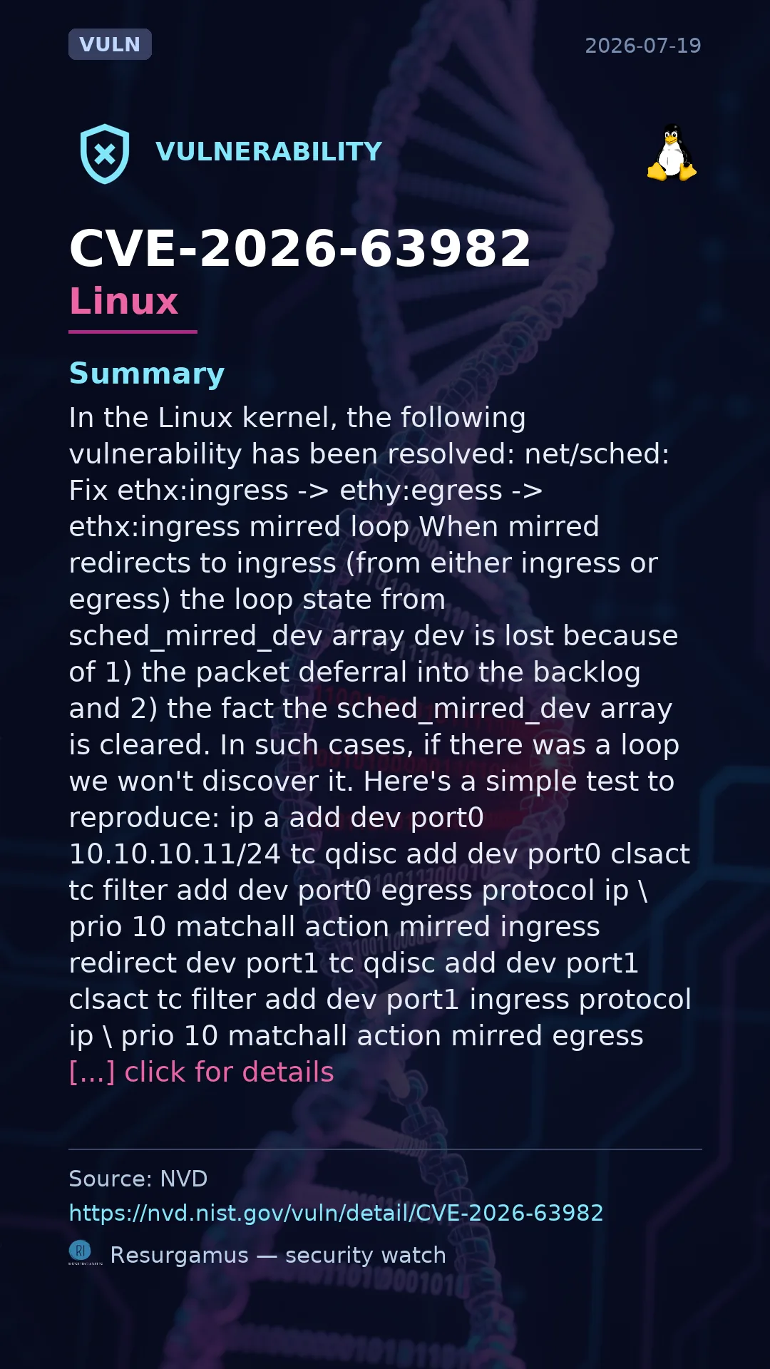 CVE-2026-63982 Linux Vulnerability