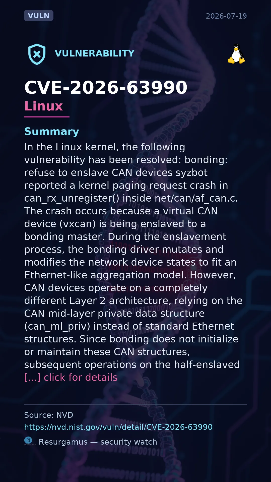 CVE-2026-63990 Linux Vulnerability