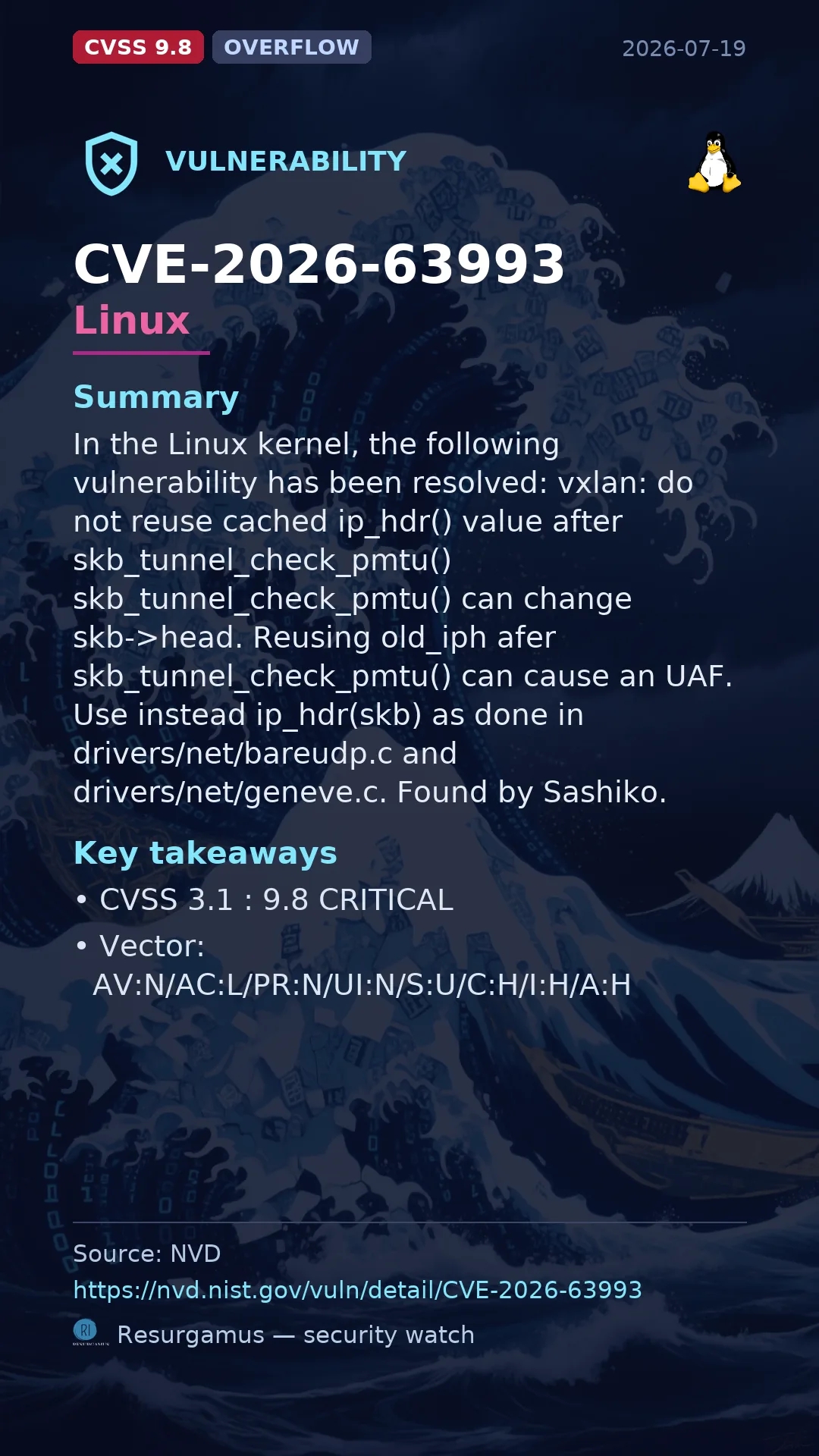 CVE-2026-63993 Linux Vulnerability