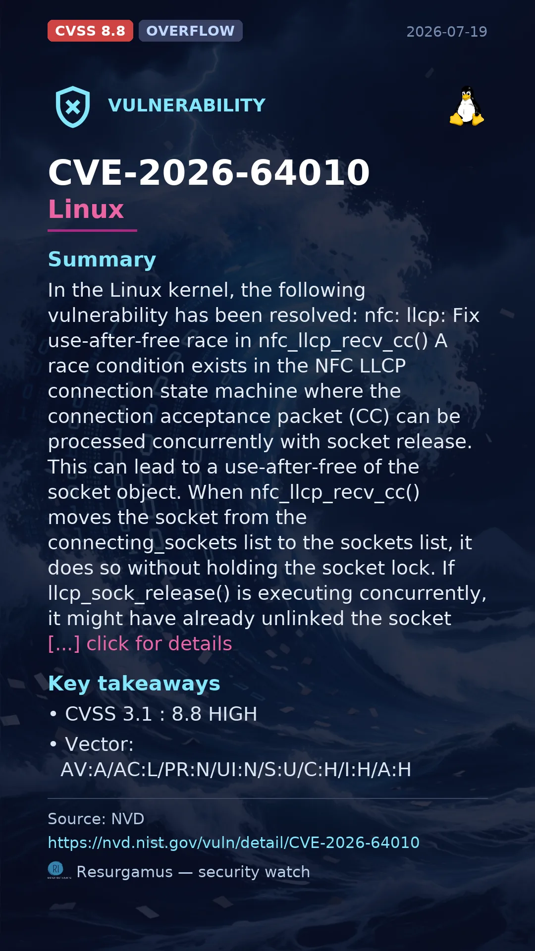 CVE-2026-64010 Linux Vulnerability