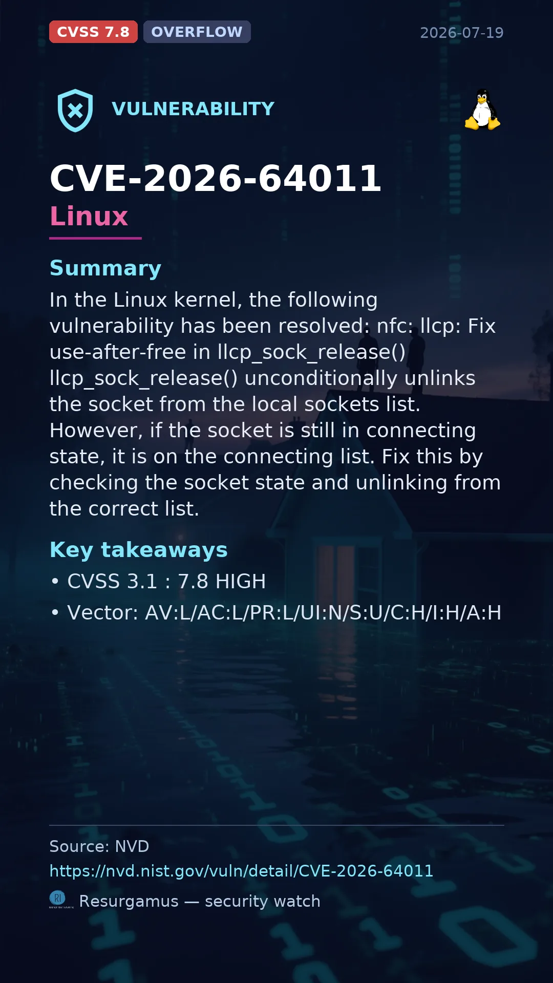 CVE-2026-64011 Linux Vulnerability