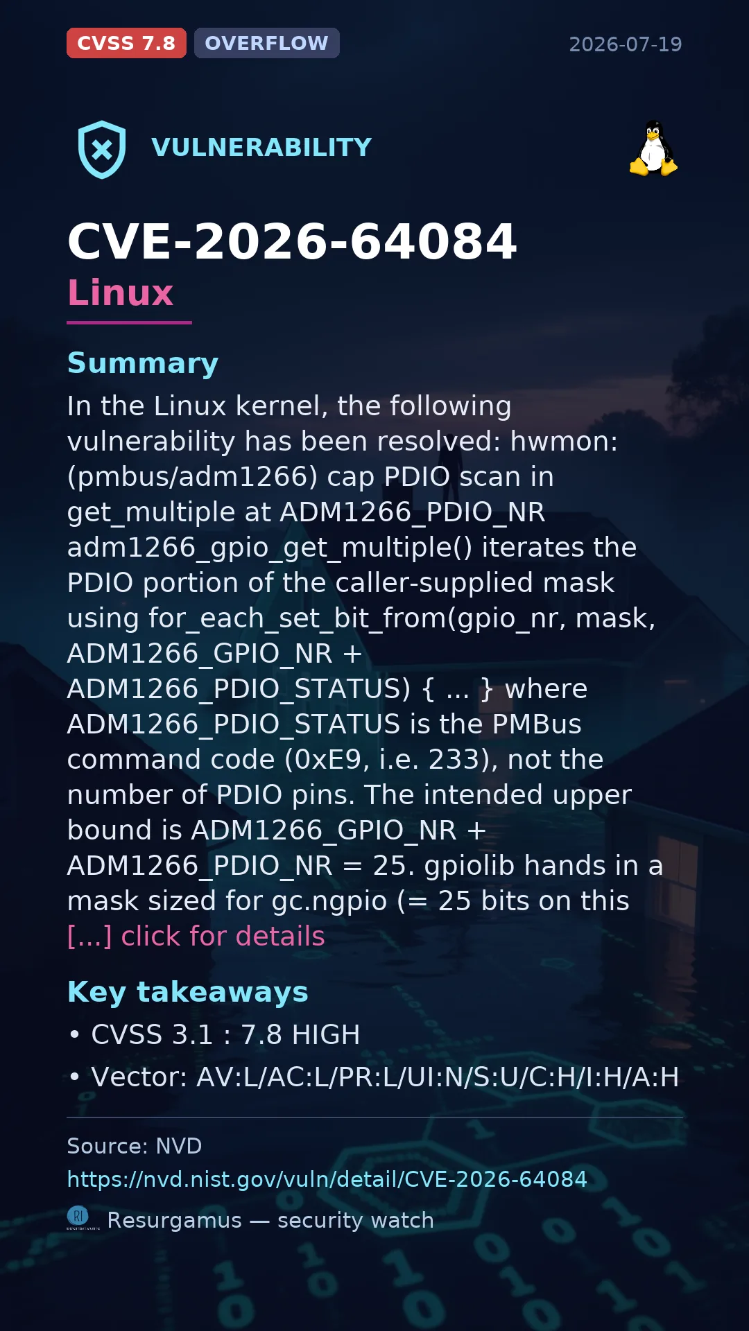 CVE-2026-64084 Linux Vulnerability