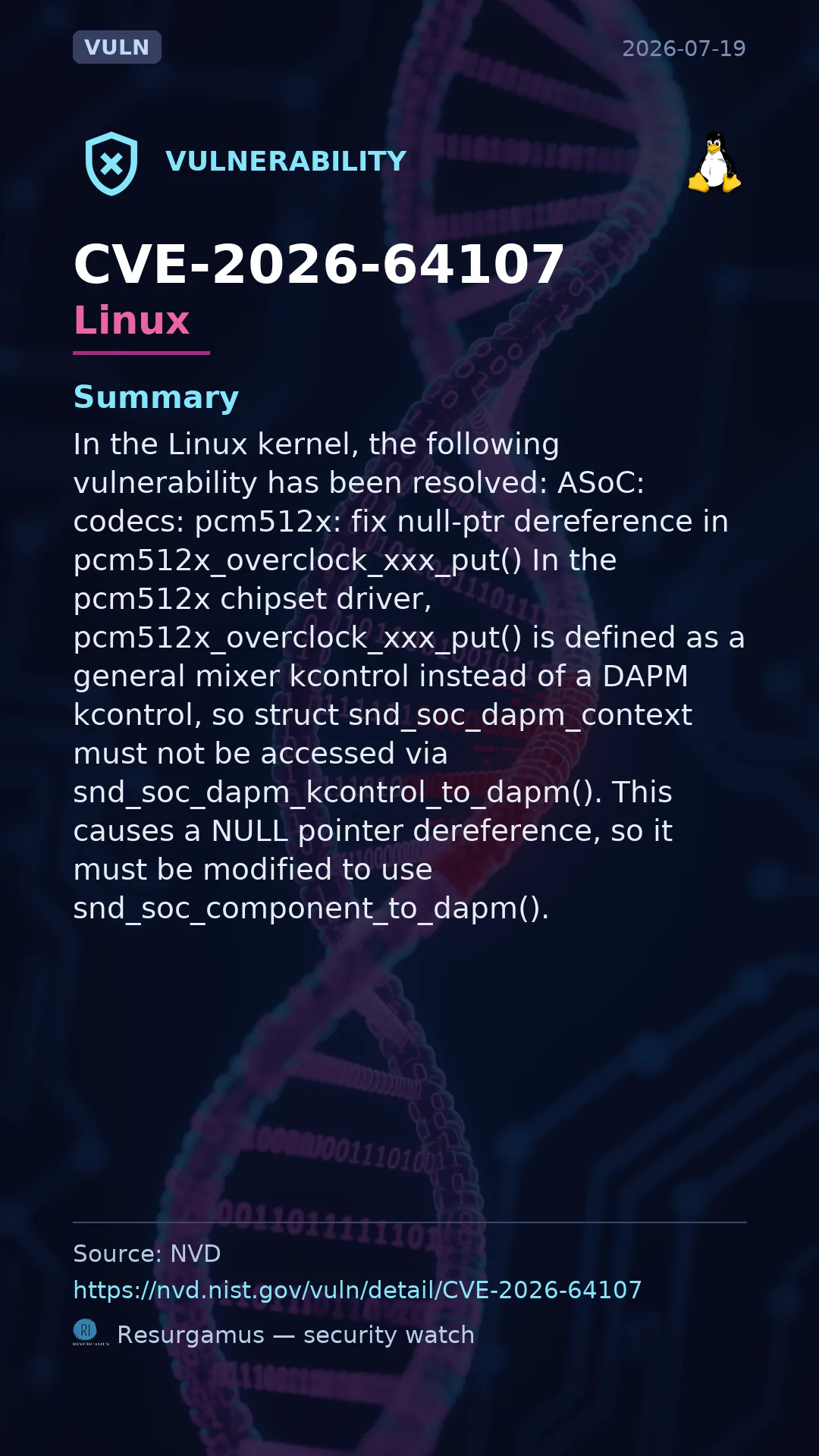 CVE-2026-64107 Linux Vulnerability
