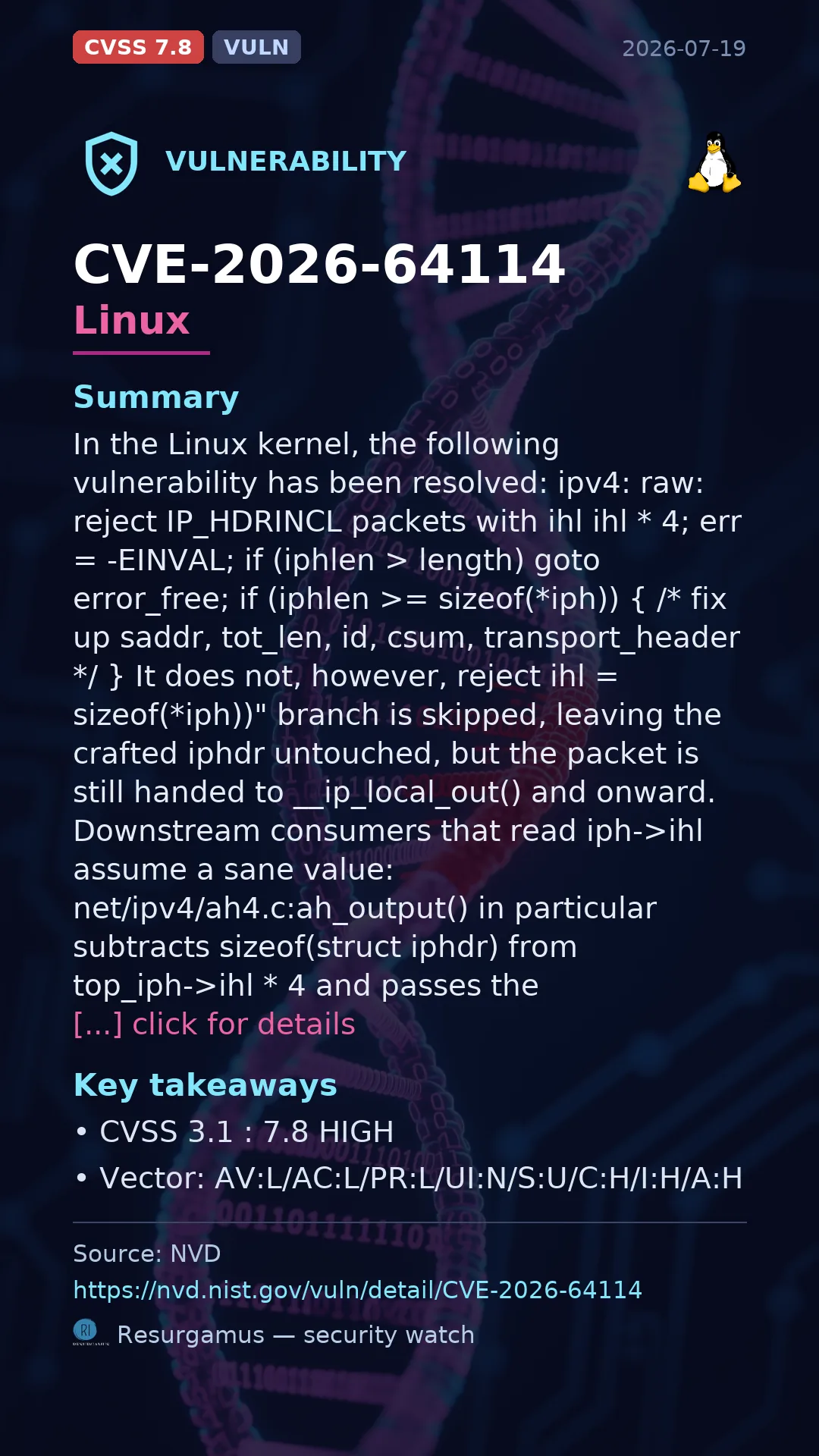 CVE-2026-64114 Linux Vulnerability