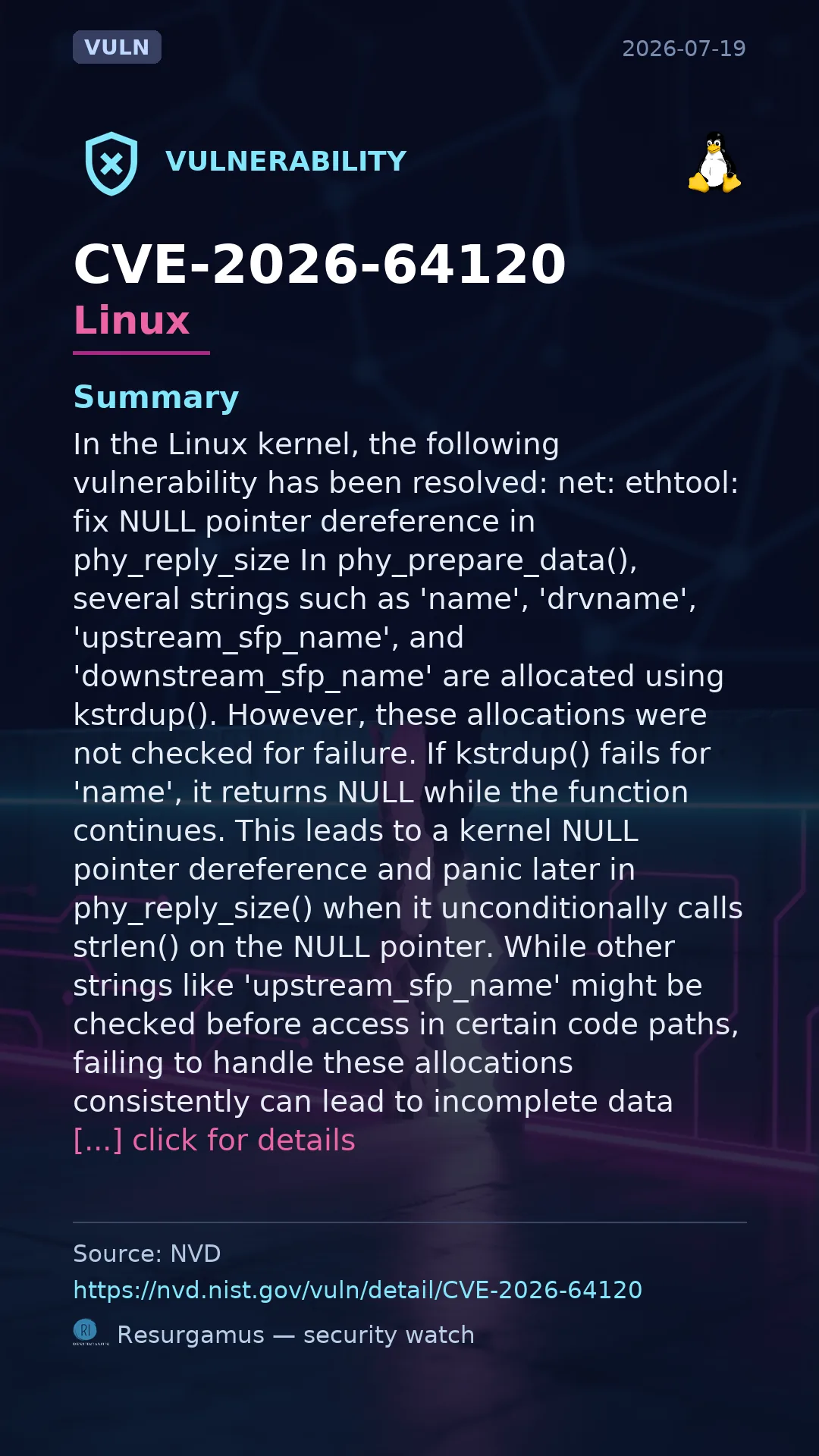 CVE-2026-64120 Linux Vulnerability