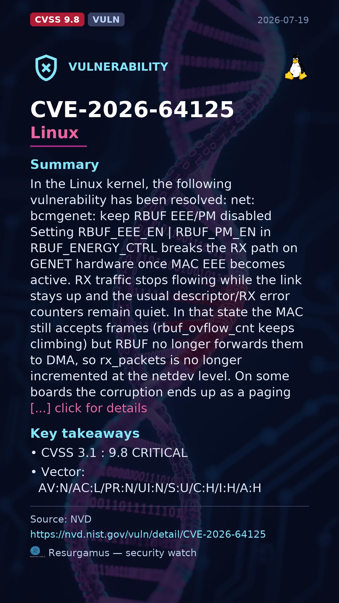 CVE-2026-64125 Linux Vulnerability