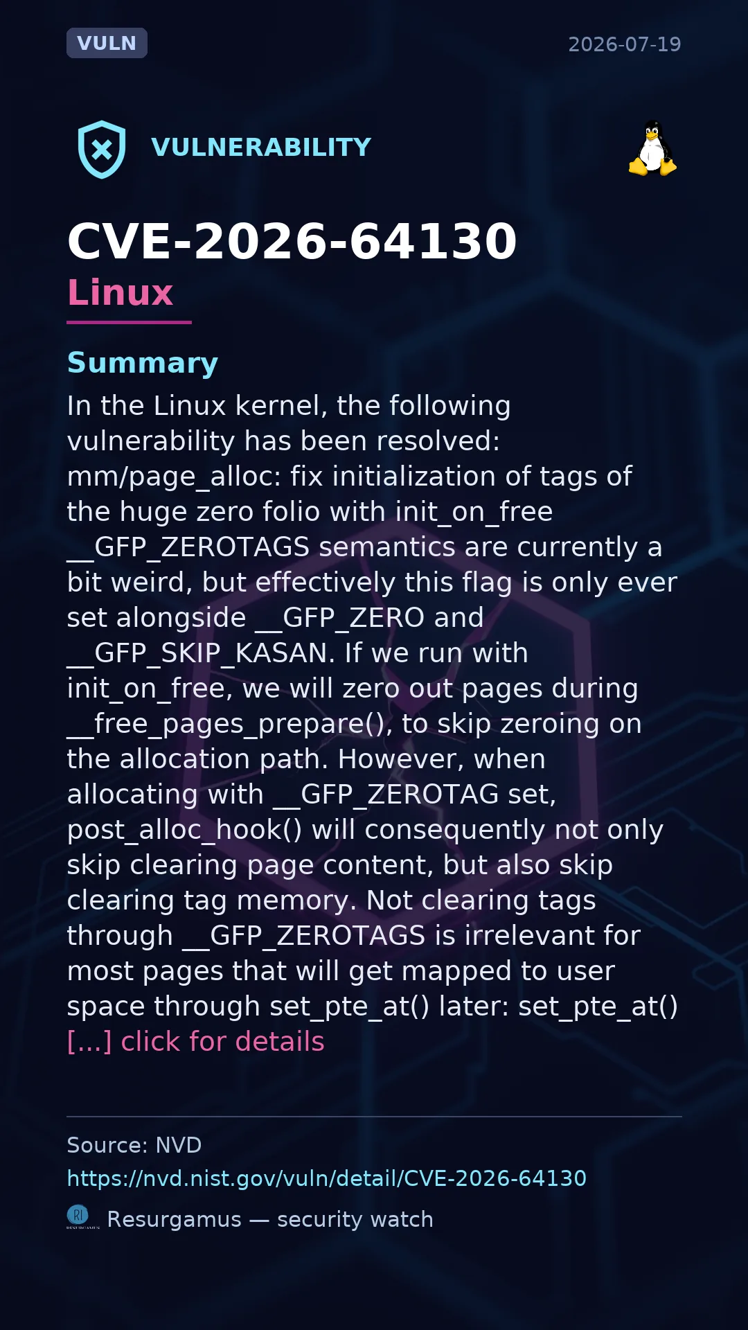 CVE-2026-64130 Linux Vulnerability