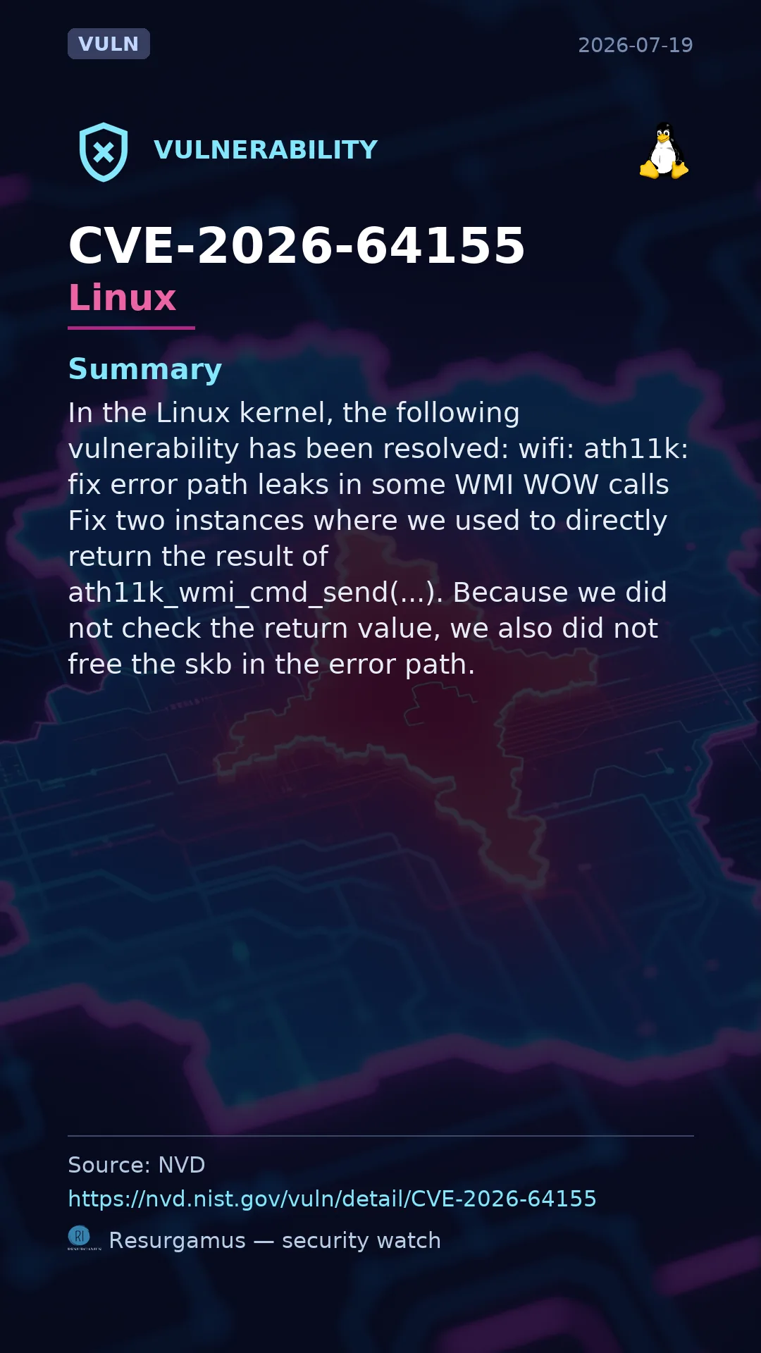 CVE-2026-64155 Linux Vulnerability
