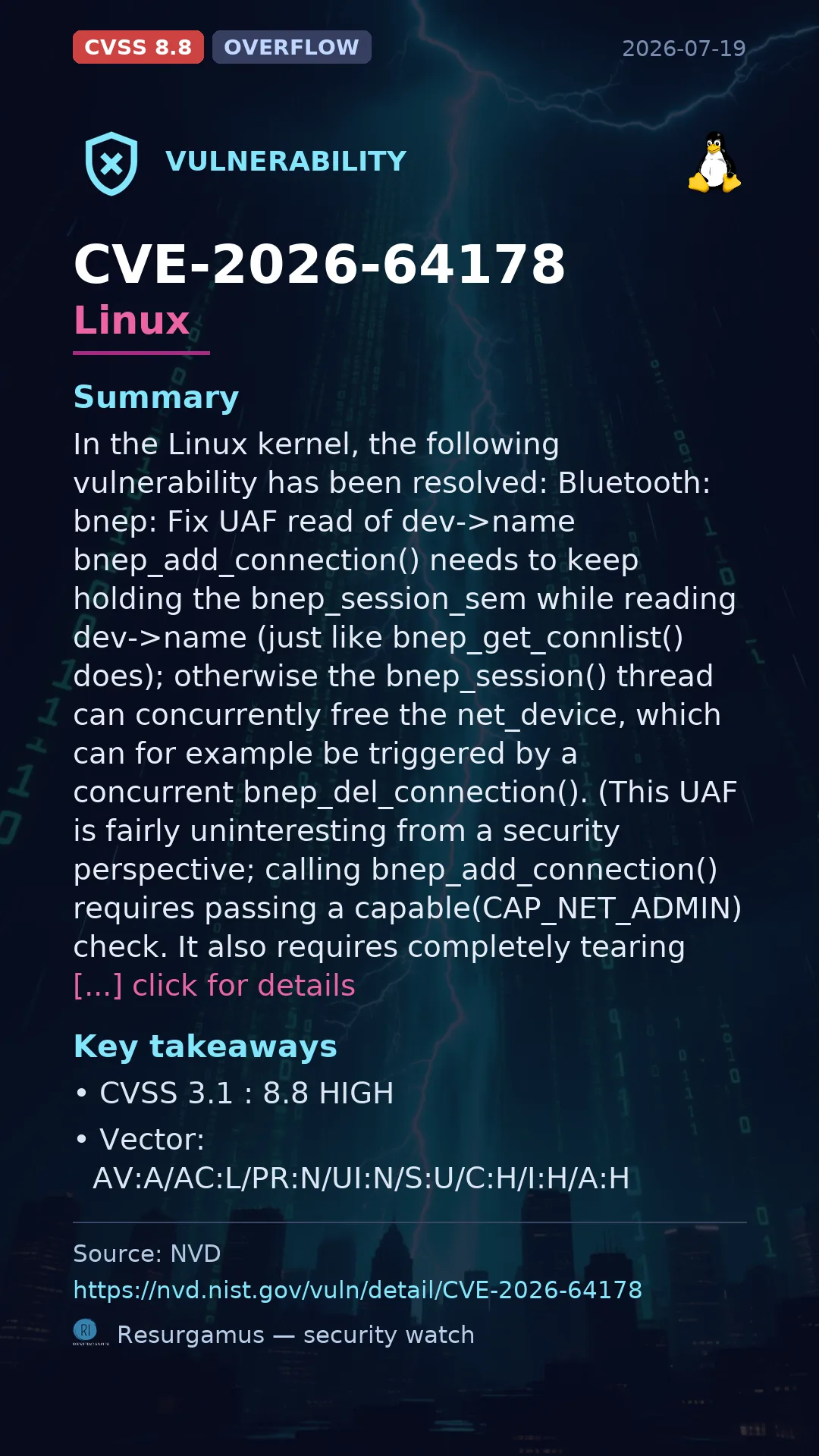 CVE-2026-64178 Linux Vulnerability
