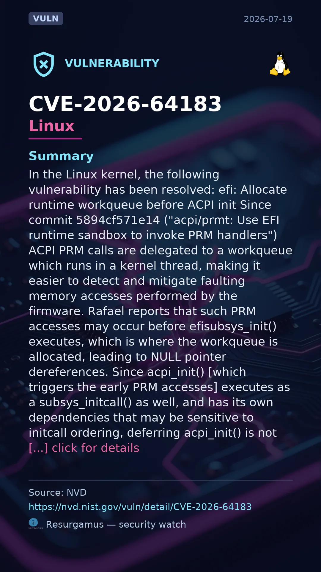 CVE-2026-64183 Linux Vulnerability