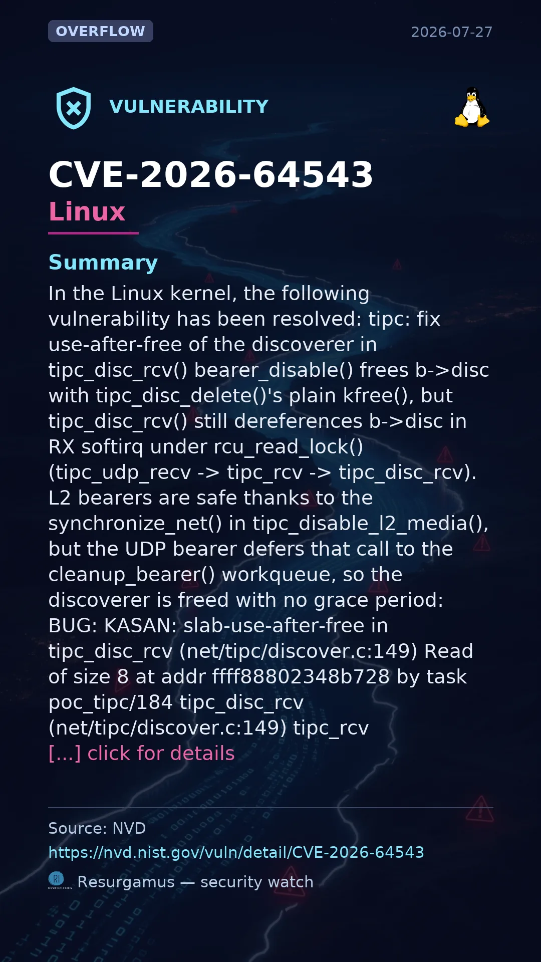 CVE-2026-64543 Linux Vulnerability
