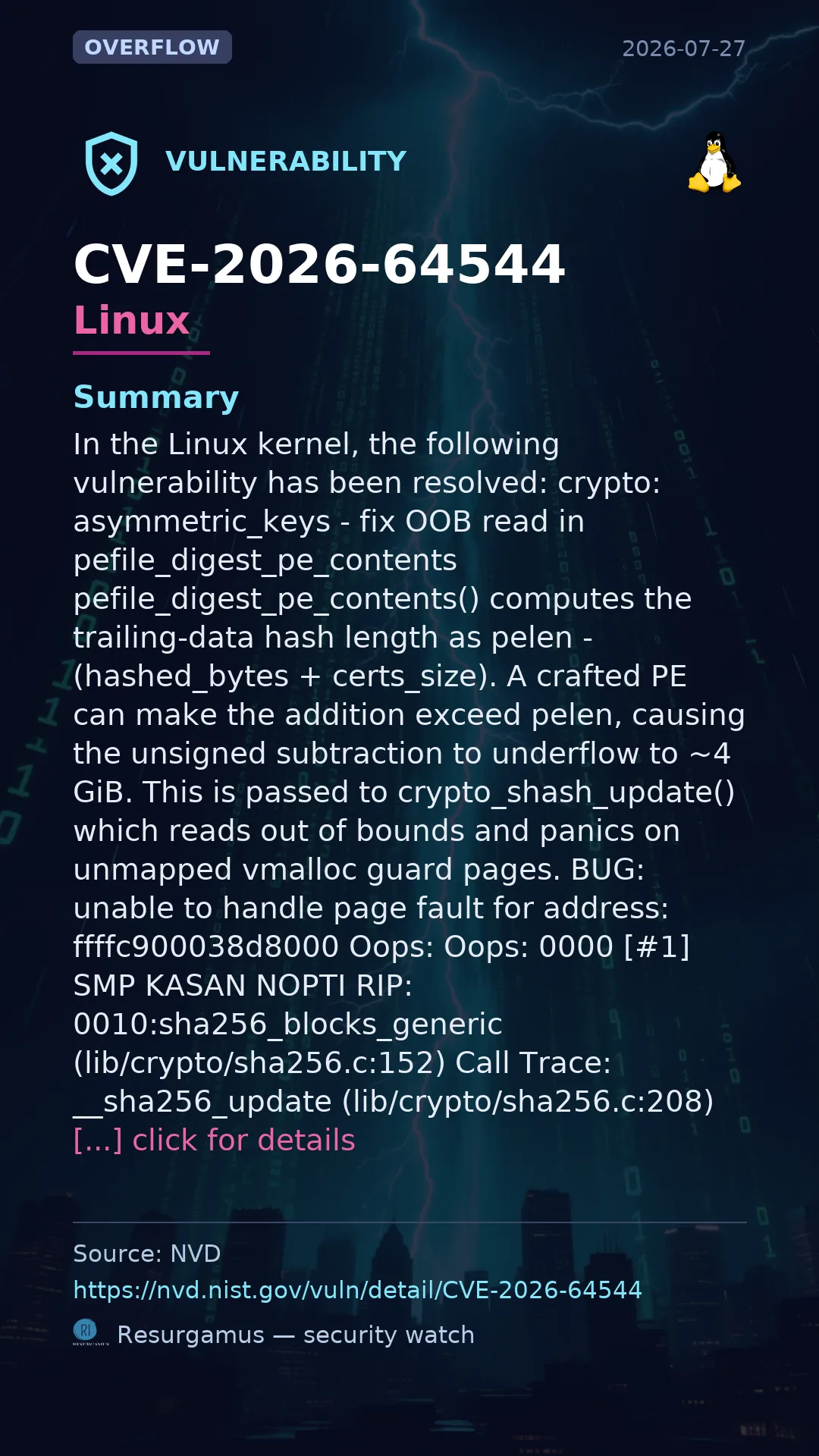 CVE-2026-64544 Linux Vulnerability
