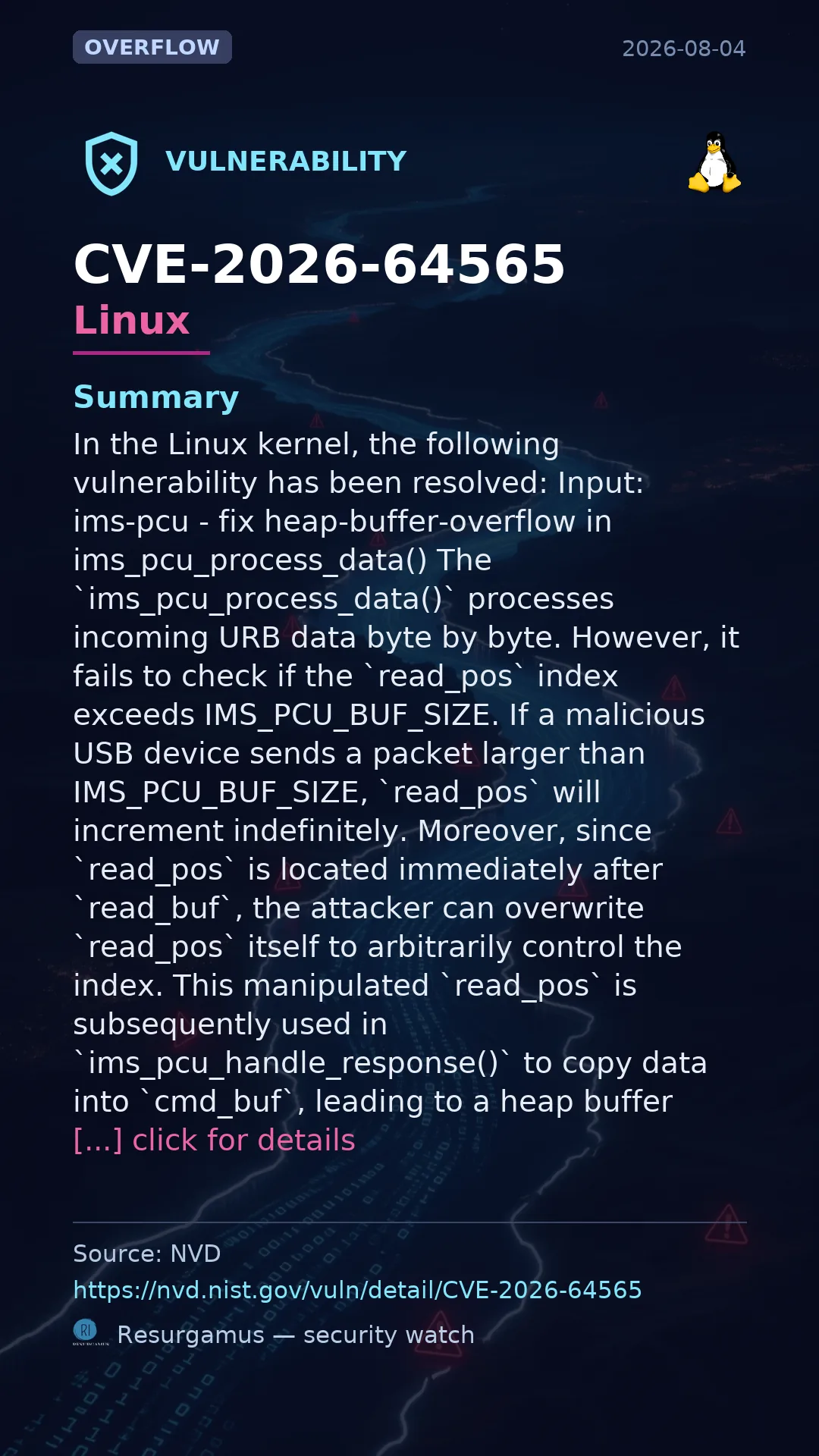 CVE-2026-64565 Linux Vulnerability