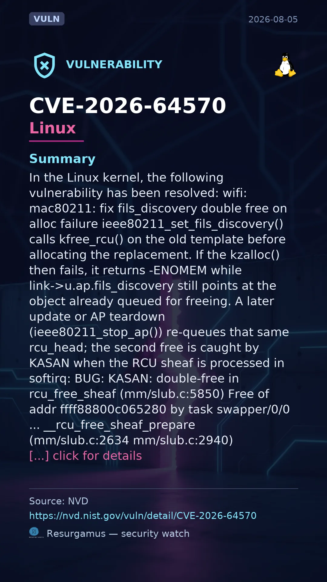 CVE-2026-64570 Linux Vulnerability