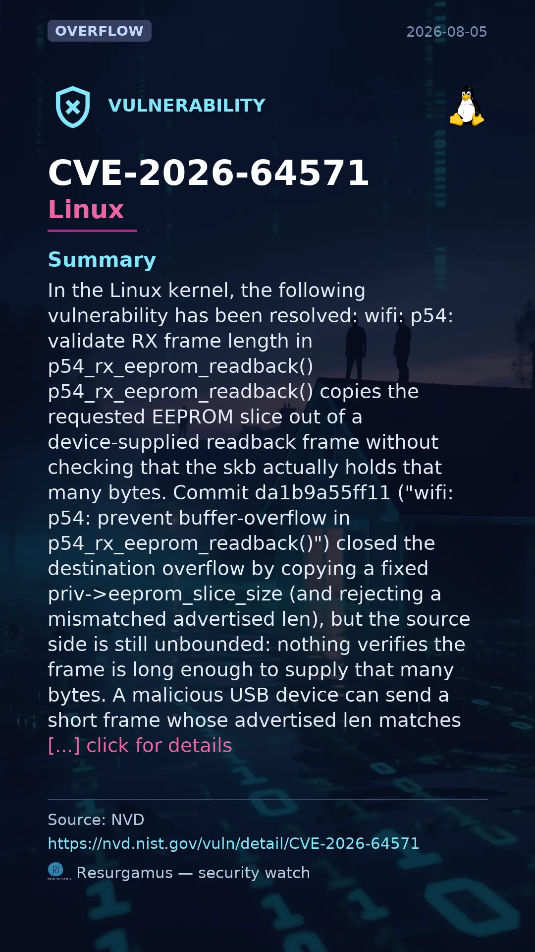 CVE-2026-64571 Linux Vulnerability
