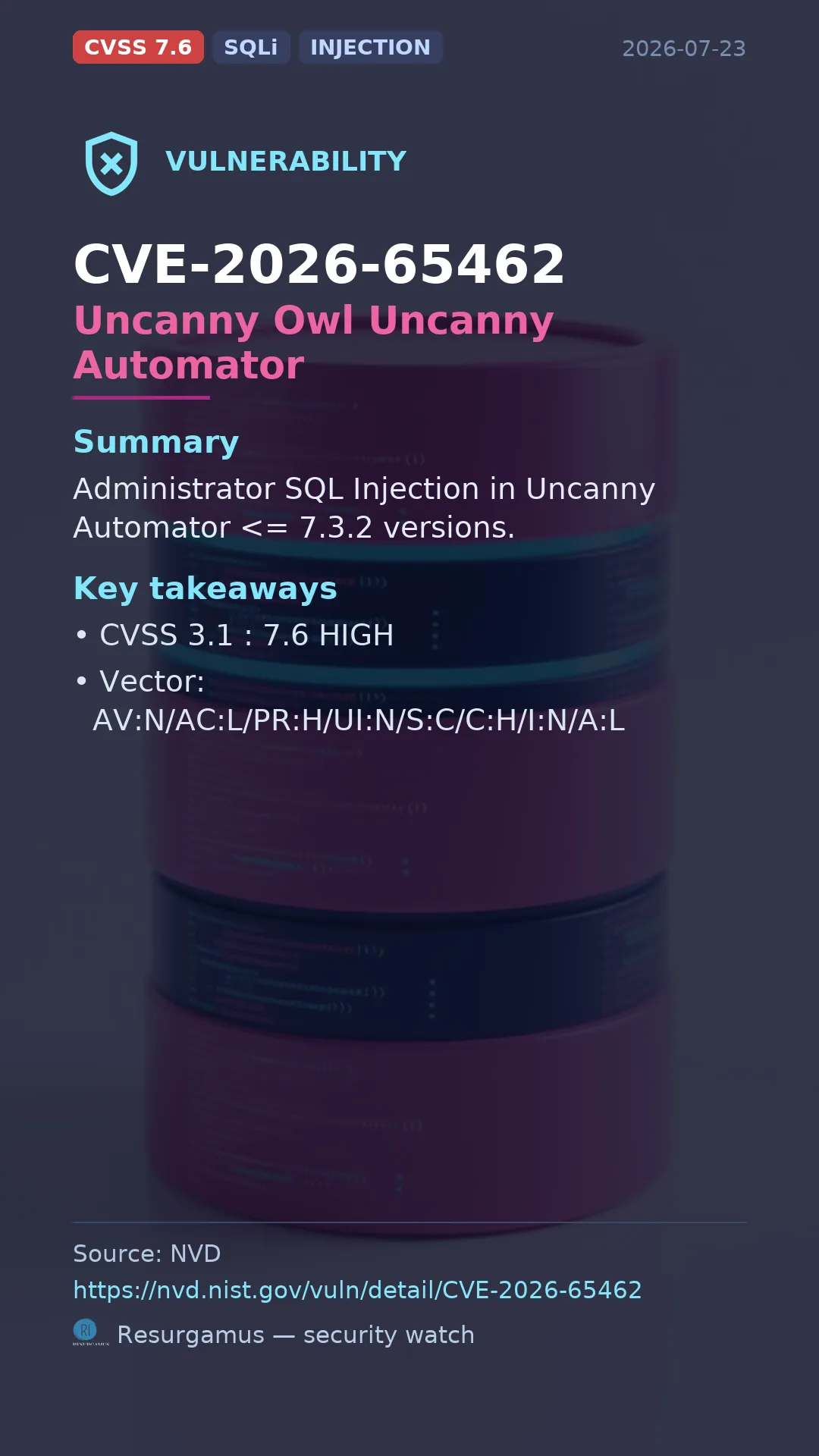 CVE-2026-65462 Uncanny Owl Uncanny Automator Vulnerability