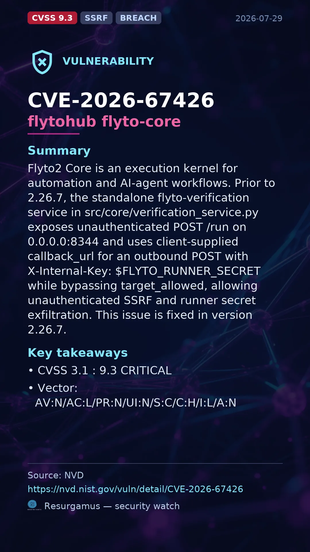 CVE-2026-67426 flytohub flyto-core Vulnerability