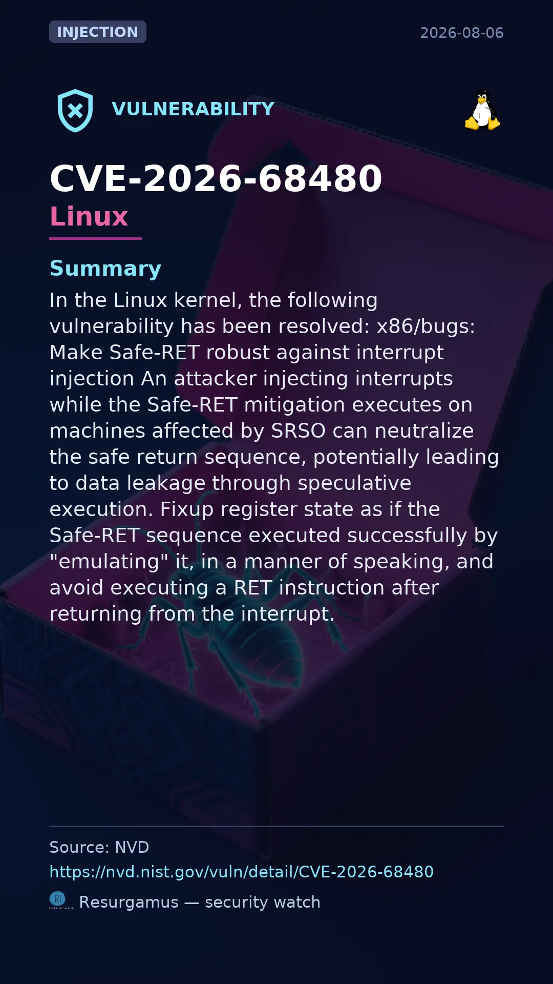 CVE-2026-68480 Linux Vulnerability