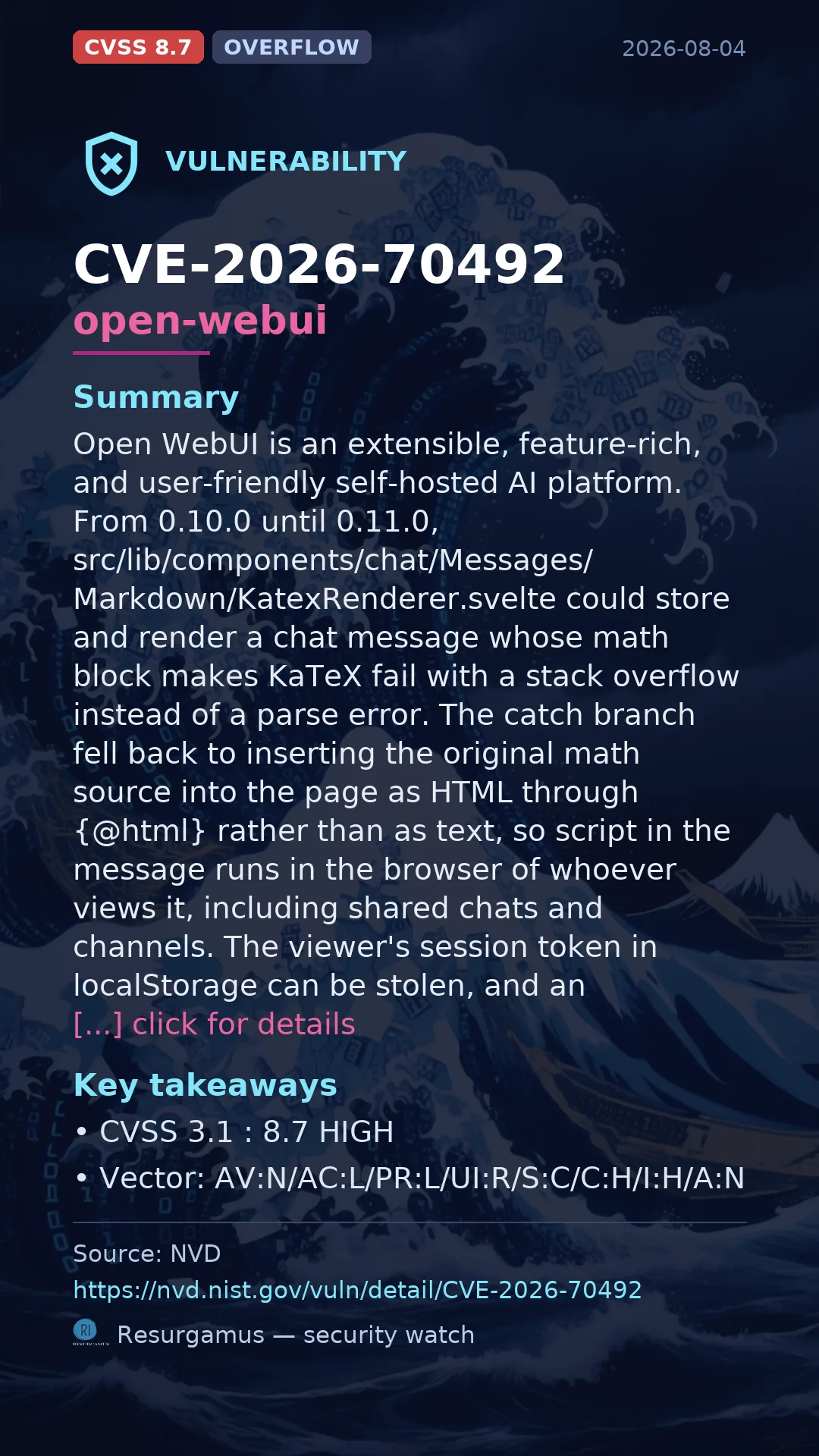 CVE-2026-70492 open-webui Vulnerability