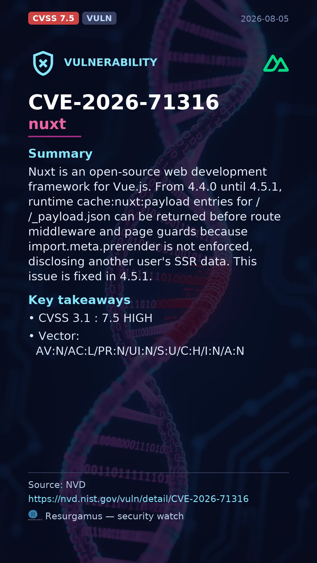 CVE-2026-71316 nuxt Vulnerability