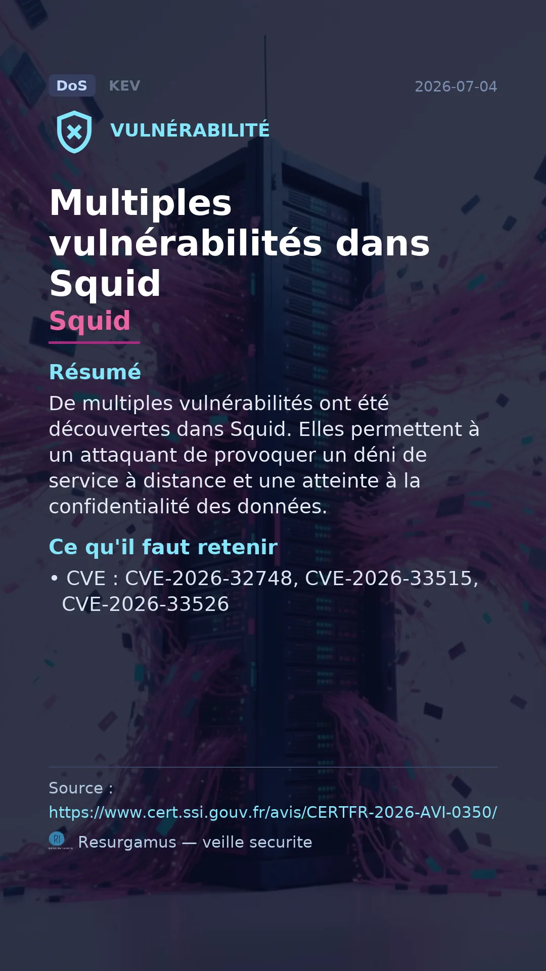 CVE-2026-32748 Squid Vulnerability