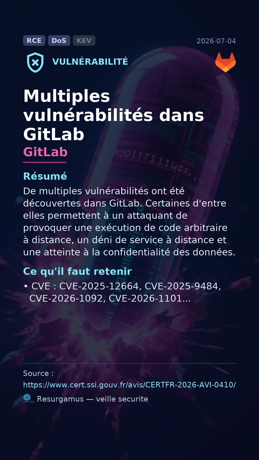 CVE-2025-12664 GitLab Vulnerability
