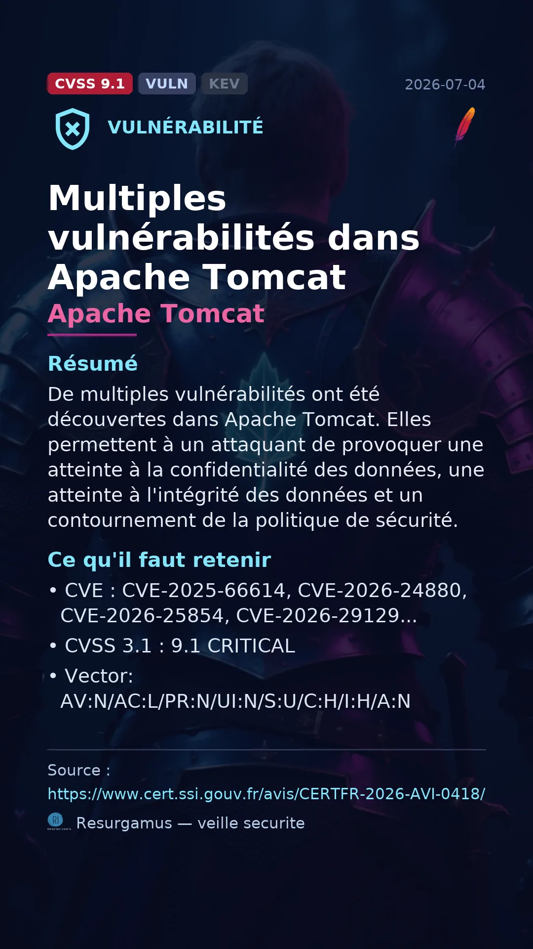 CVE-2025-66614 Apache Tomcat Vulnerability
