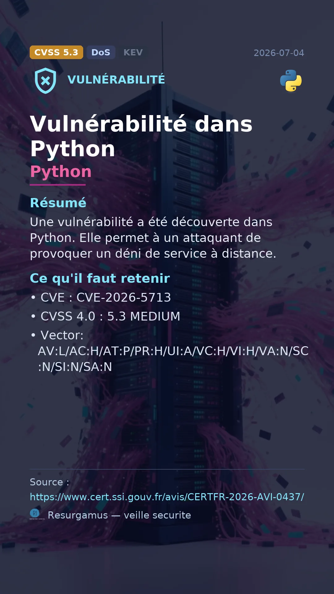 CVE-2026-5713 Python Vulnerability