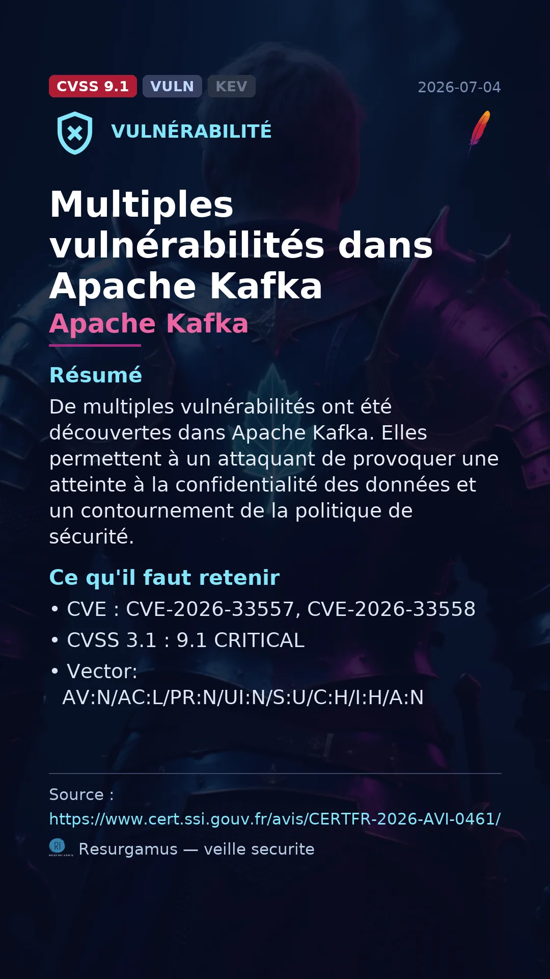 CVE-2026-33557 Apache Kafka Vulnerability
