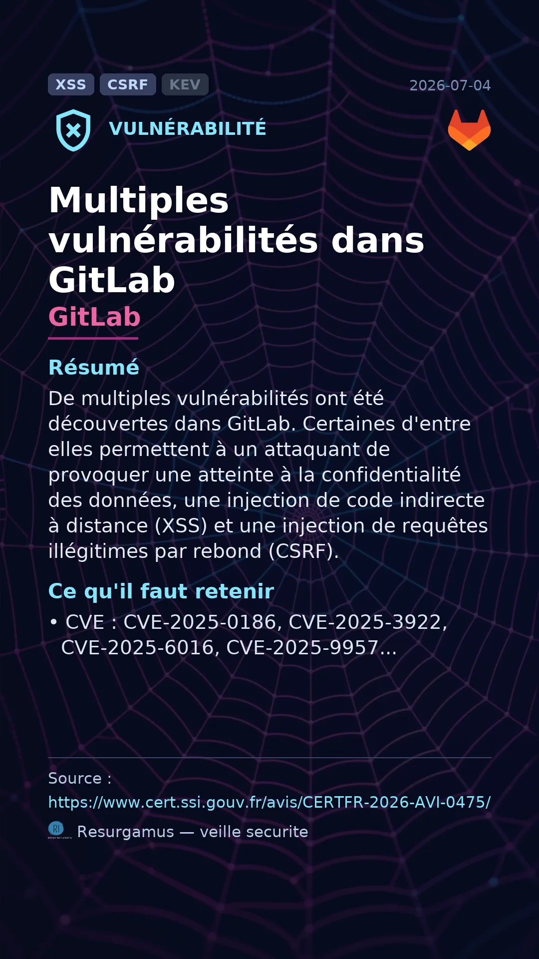 CVE-2025-0186 GitLab Vulnerability