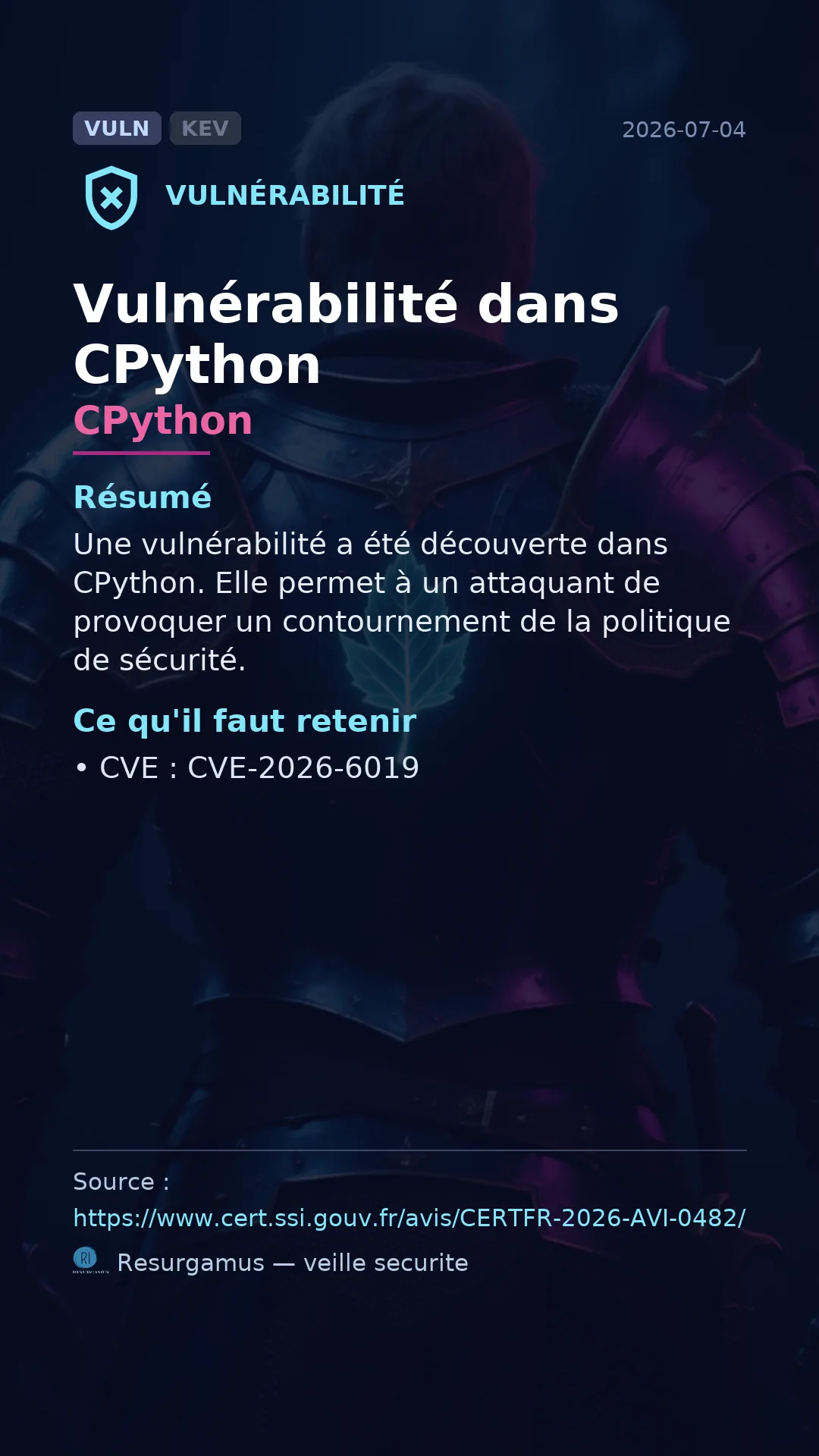 CVE-2026-6019 CPython Vulnerability