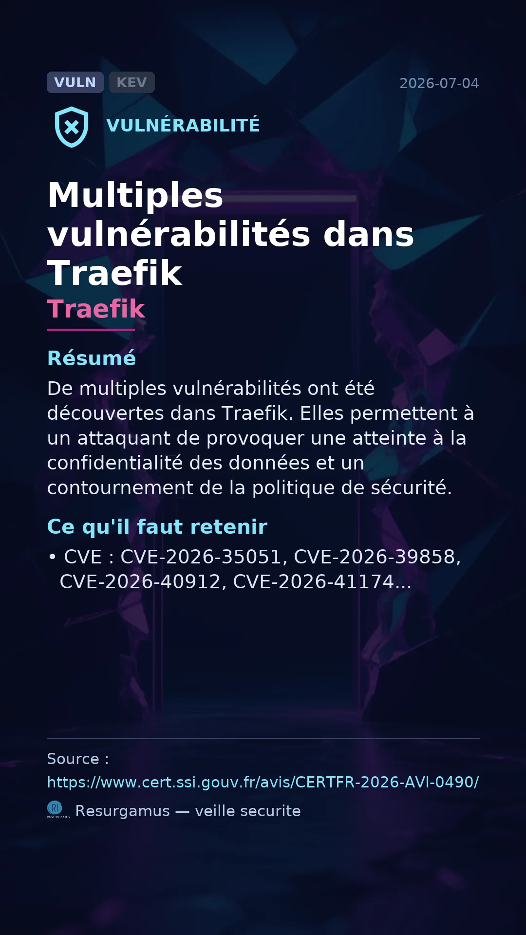 CVE-2026-35051 Traefik Vulnerability