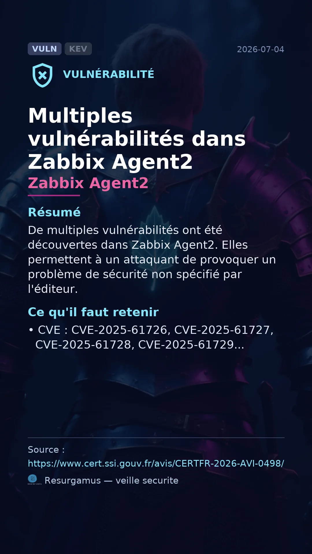 CVE-2025-61726 Zabbix Agent2 Vulnerability