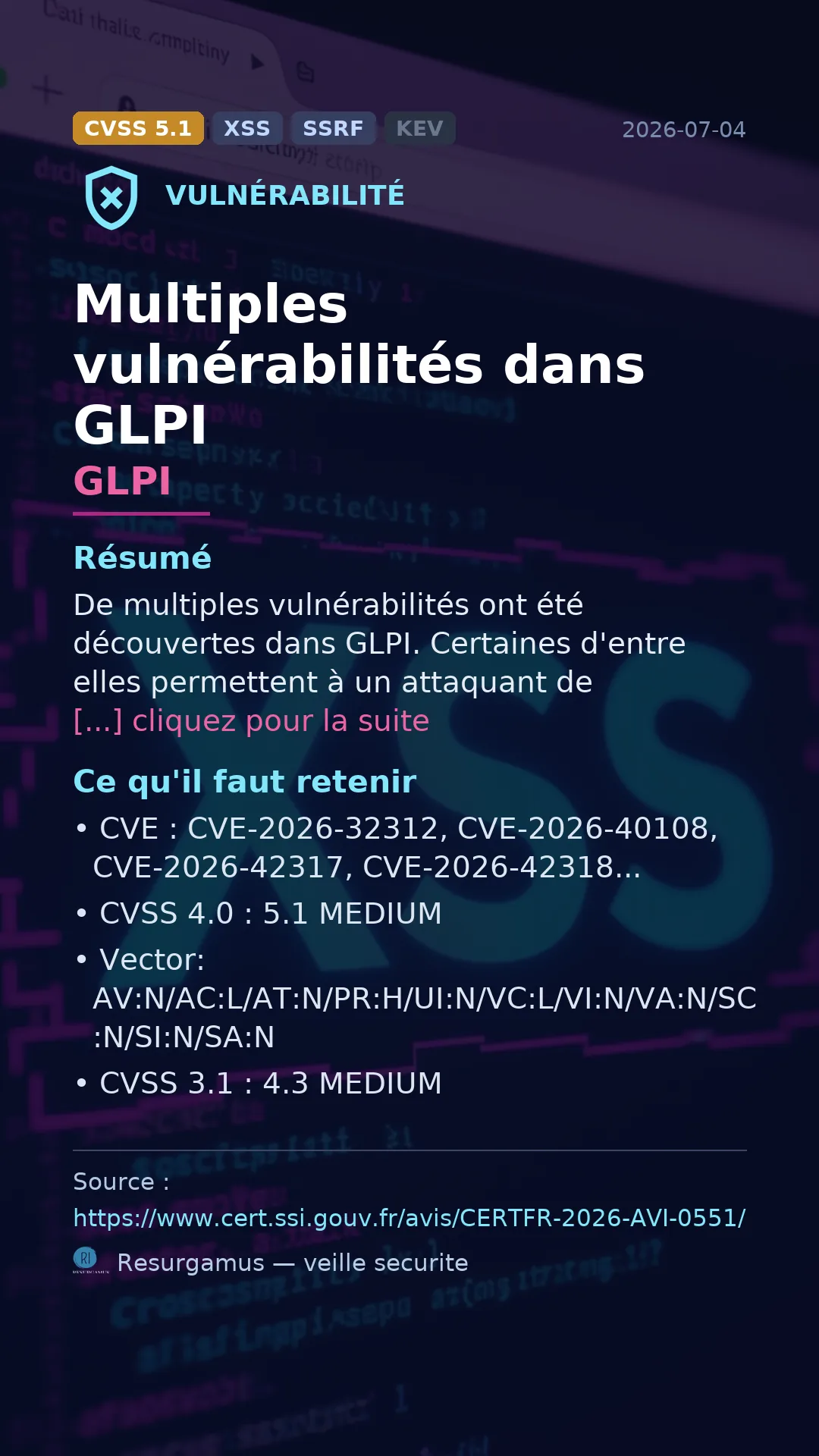 CVE-2026-32312 GLPI Vulnerability