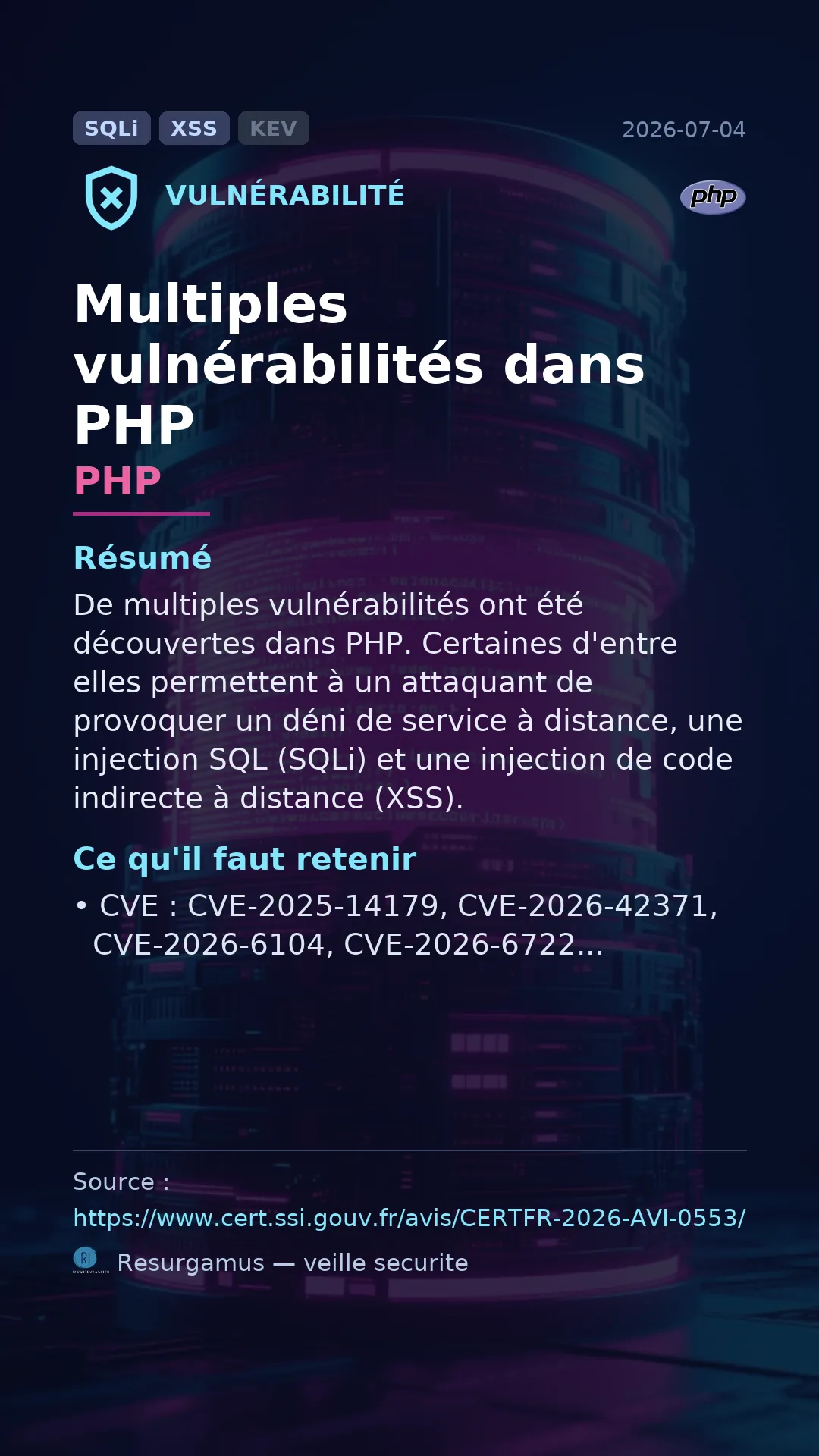 CVE-2025-14179 PHP Vulnerability