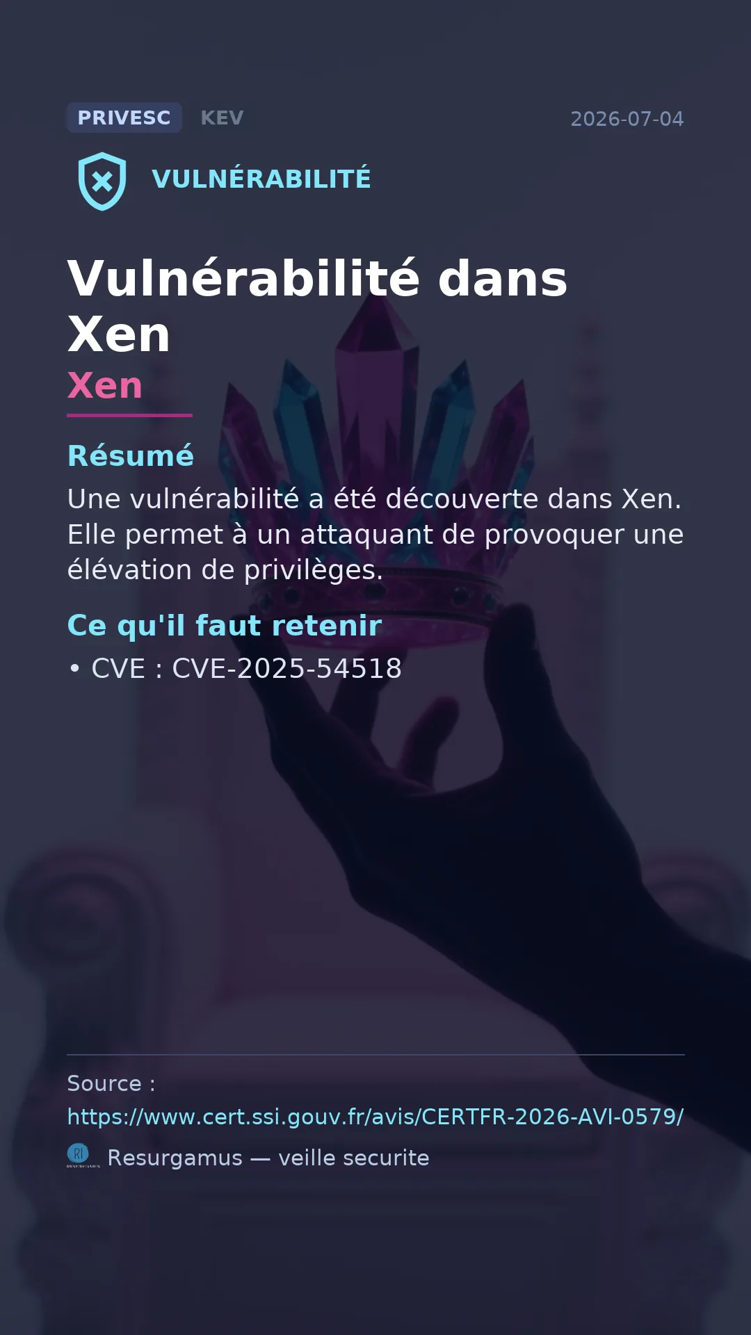 CVE-2025-54518 Xen Vulnerability