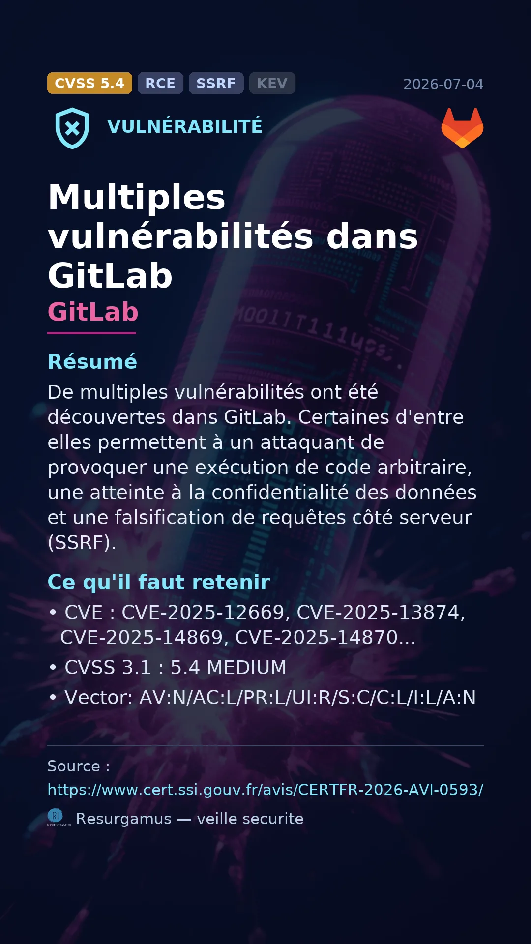 CVE-2025-12669 GitLab Vulnerability