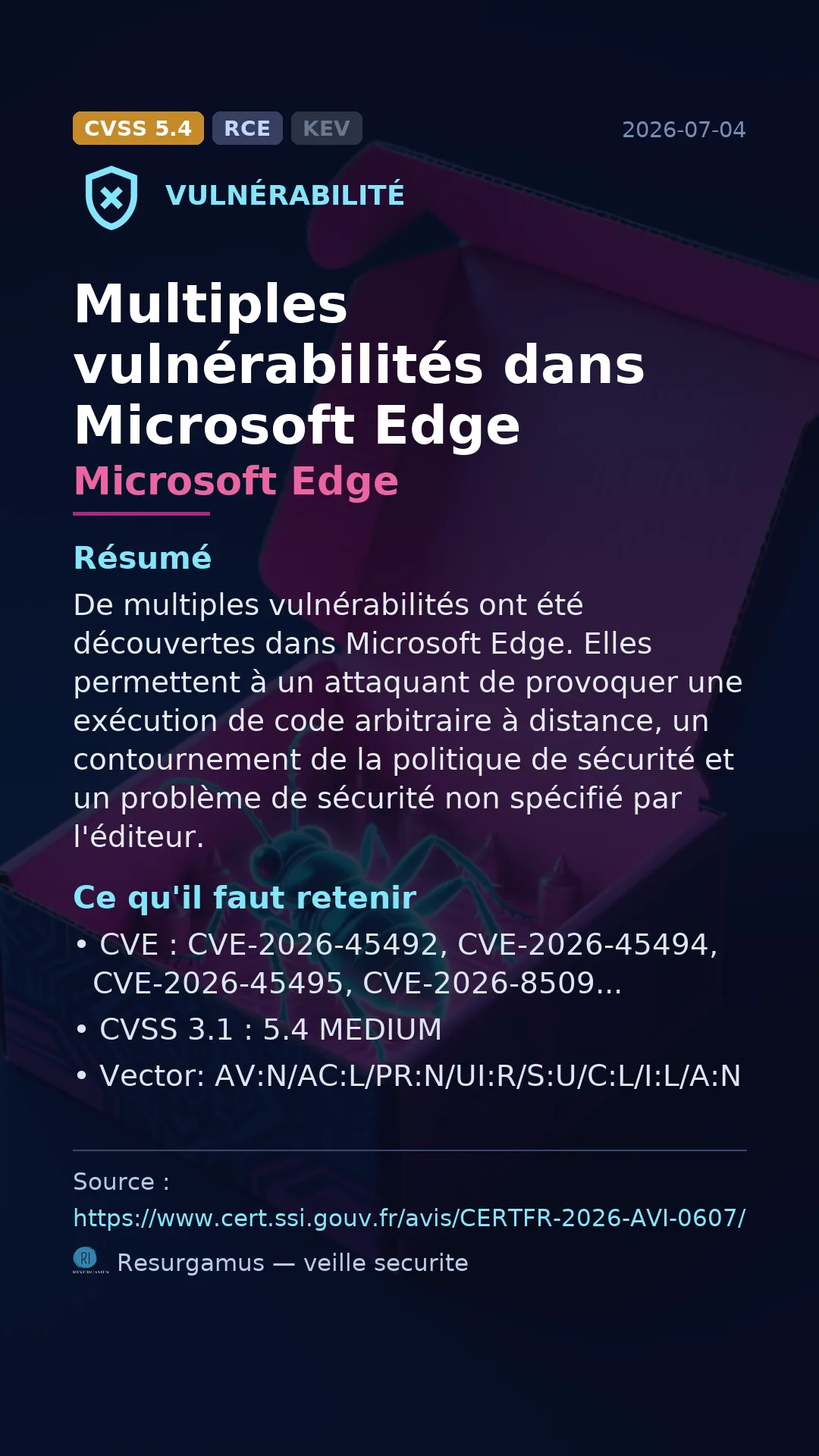 CVE-2026-45492 Microsoft Edge Vulnerability