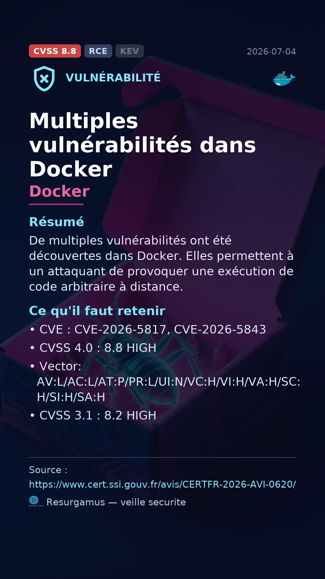 CVE-2026-5817 Docker Vulnerability