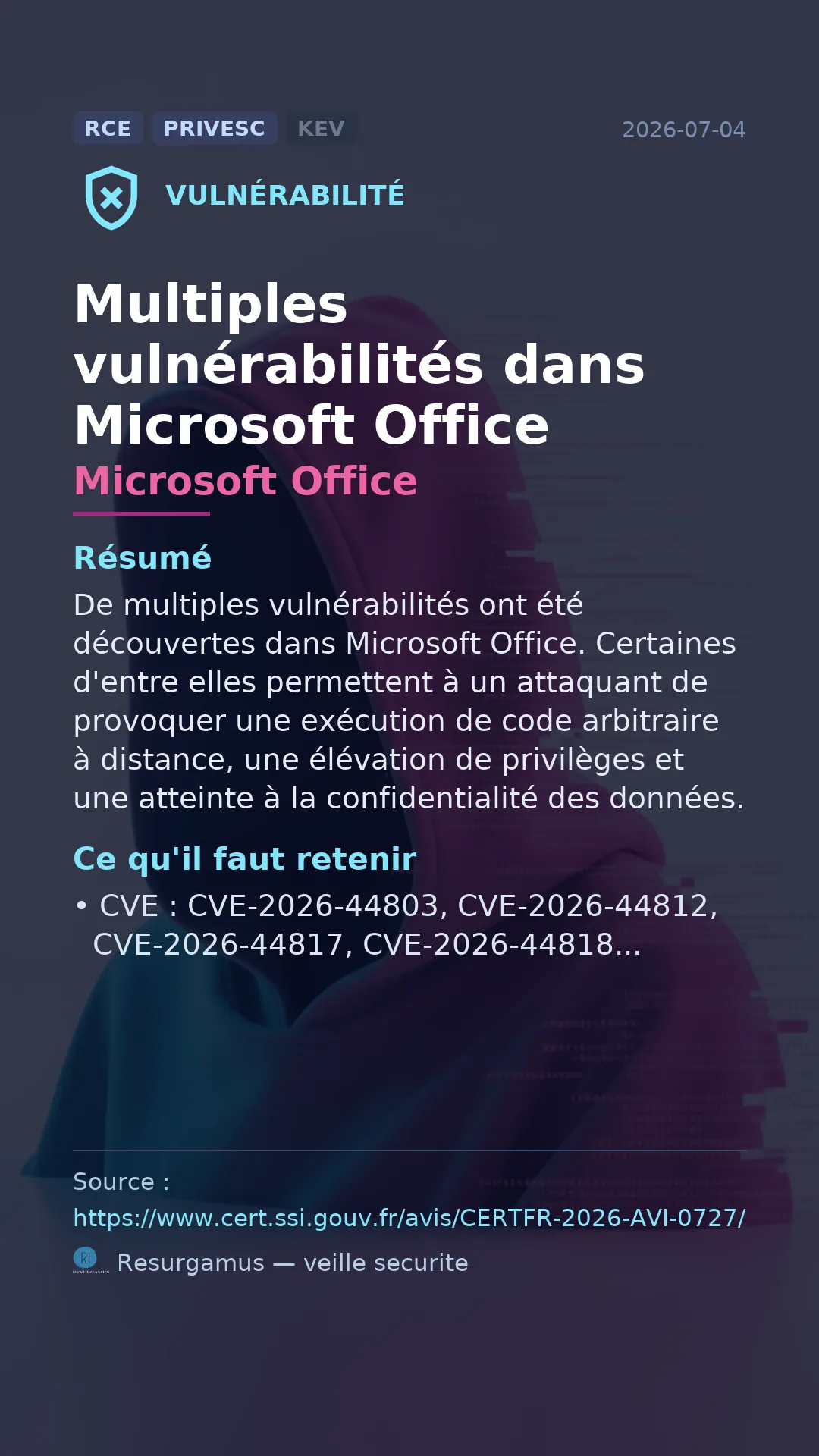 CVE-2026-44803 Microsoft Office Vulnerability